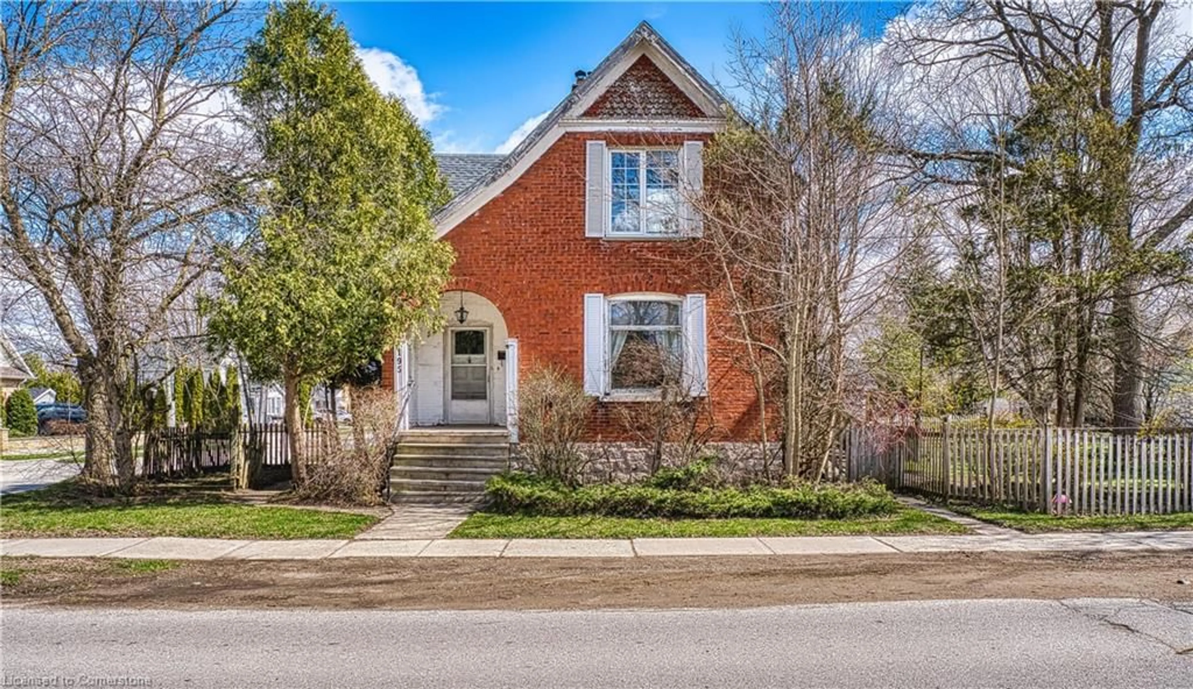Home with brick exterior material, street for 195 Campbell St, Listowel Ontario N4W 1H8