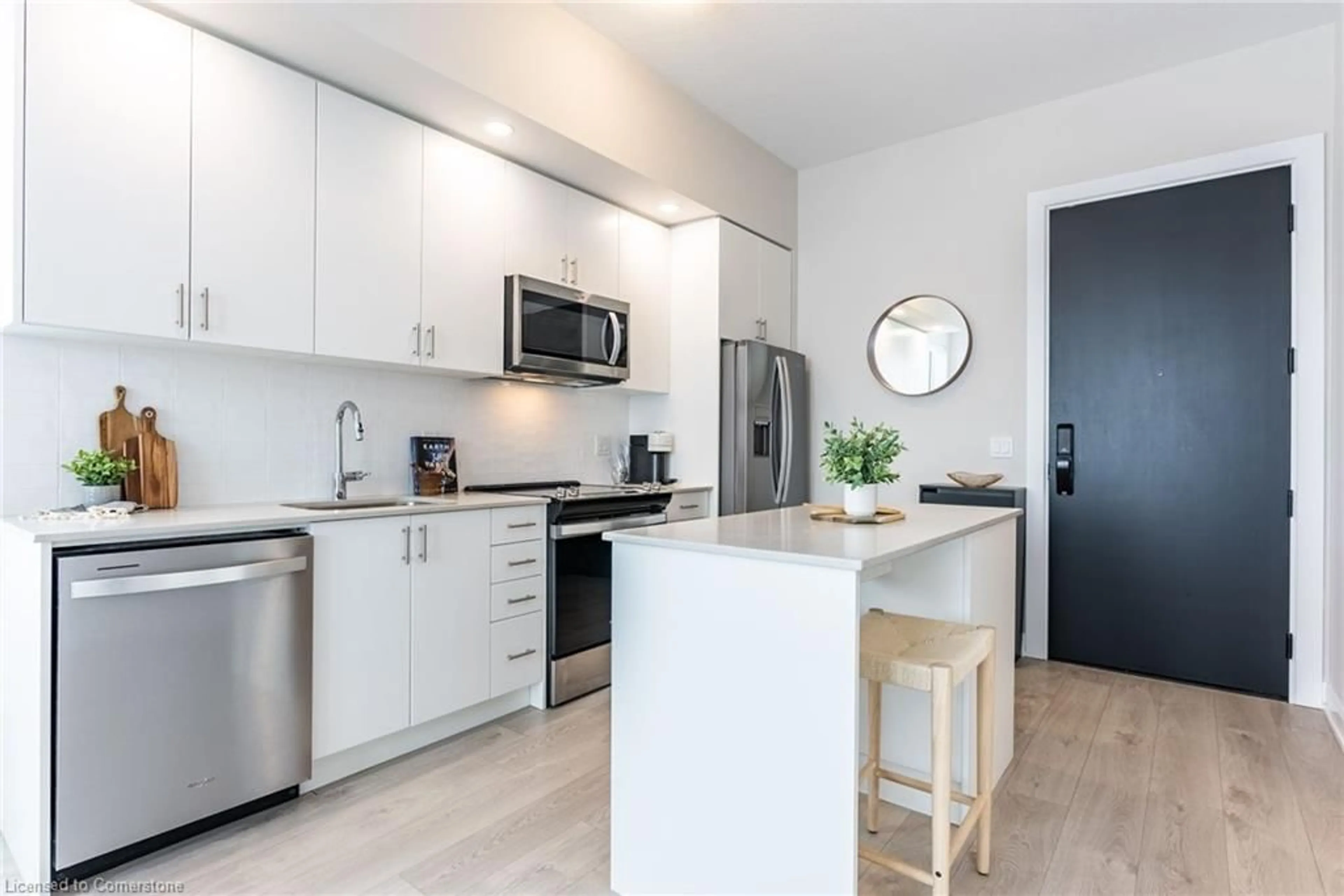 Open concept kitchen, unknown for 3200 William Coltson Ave #1405, Oakville Ontario L6H 7W6