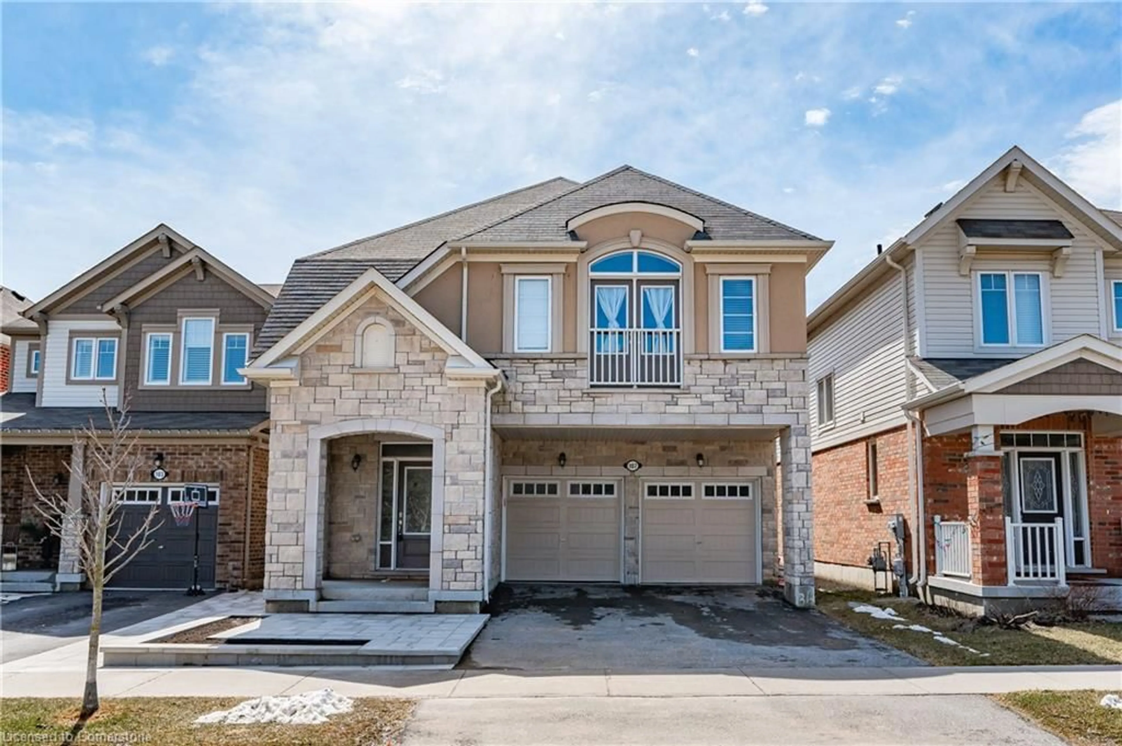 Home with brick exterior material, street for 107 Stillwater Crescent Cres, Waterdown Ontario L8B 1V6