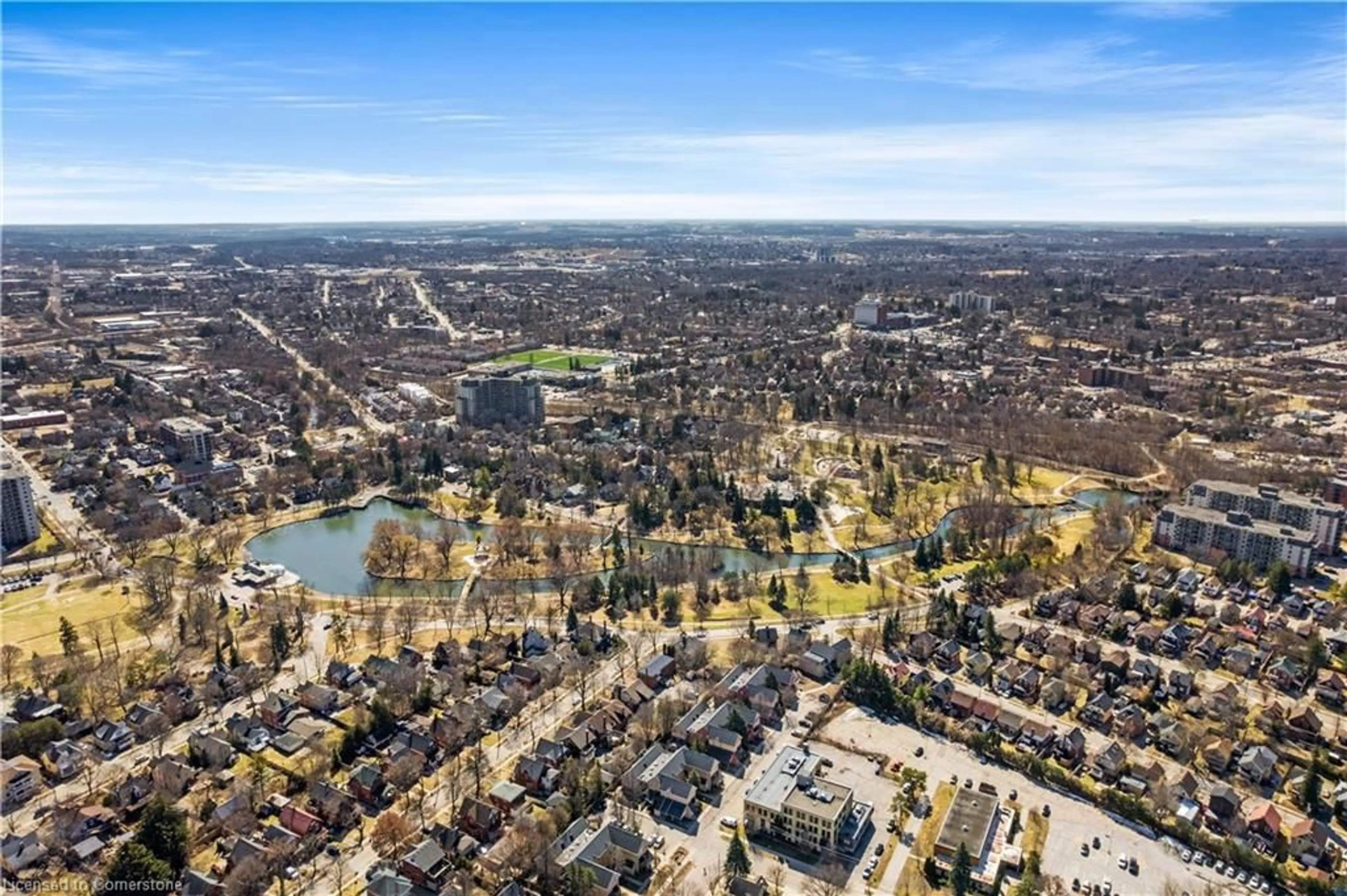 A pic from outside/outdoor area/front of a property/back of a property/a pic from drone, unknown for 104 Garment St #1006, Kitchener Ontario N2G 0C8