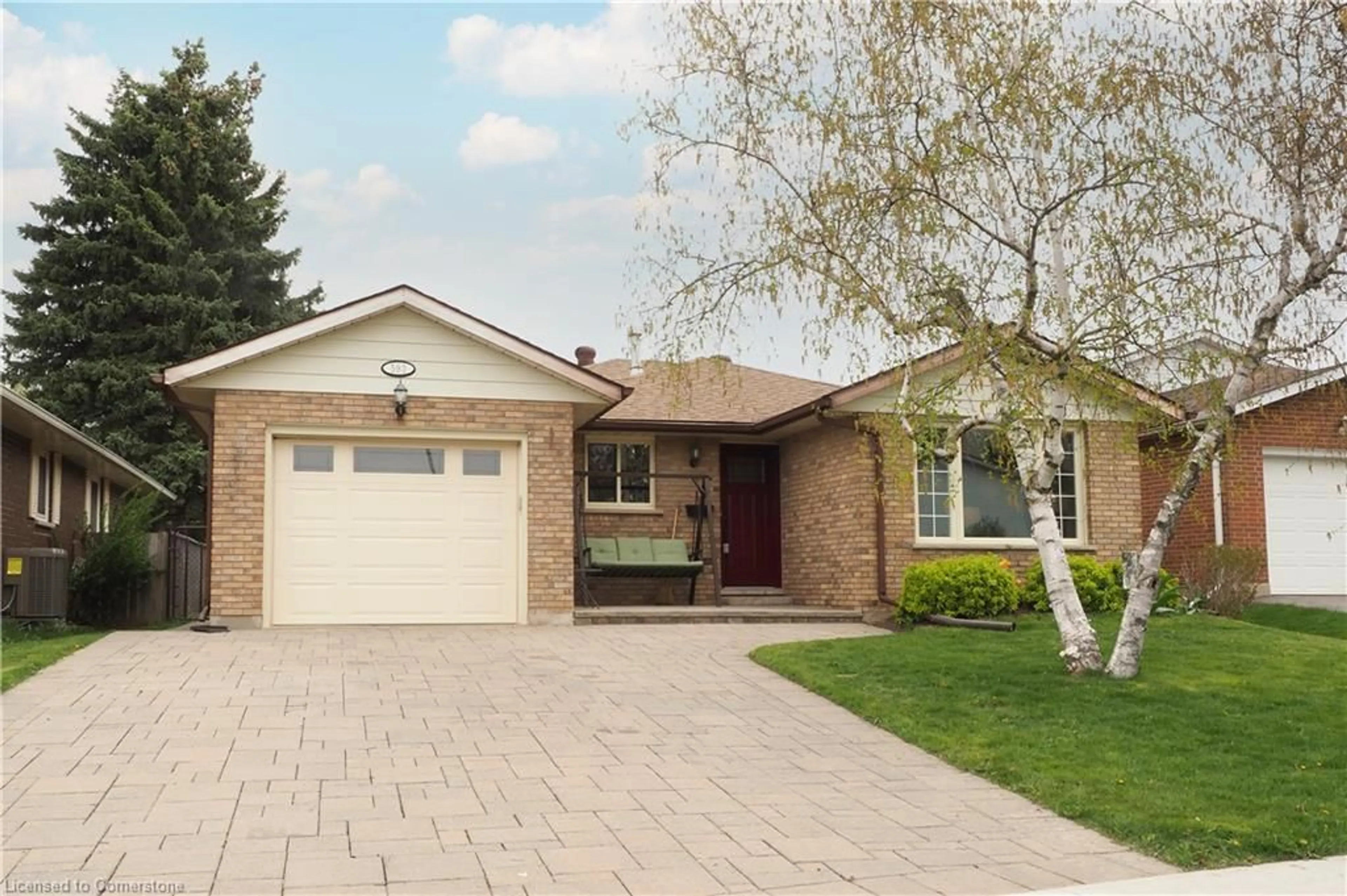 Home with brick exterior material, street for 593 Westvale Dr, Waterloo Ontario N2T 1G5