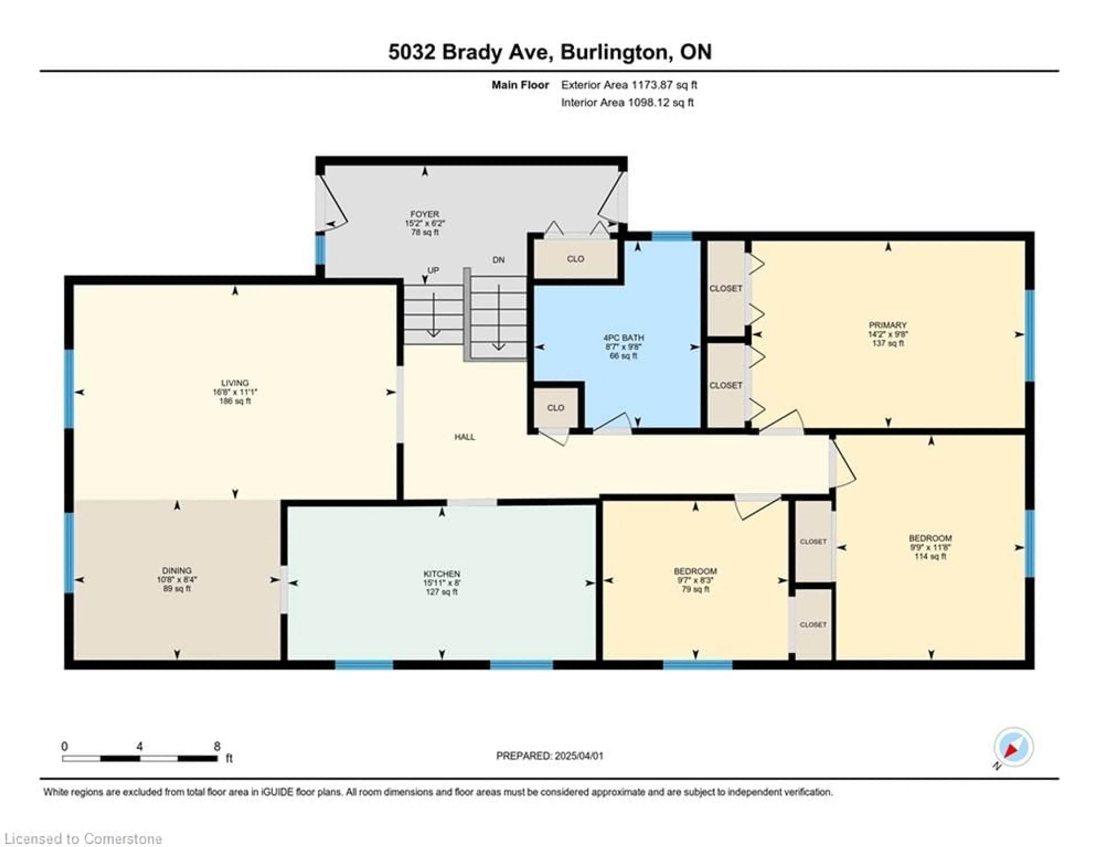 Floor plan for 5032 Brady Ave, Burlington Ontario L7L 3X6