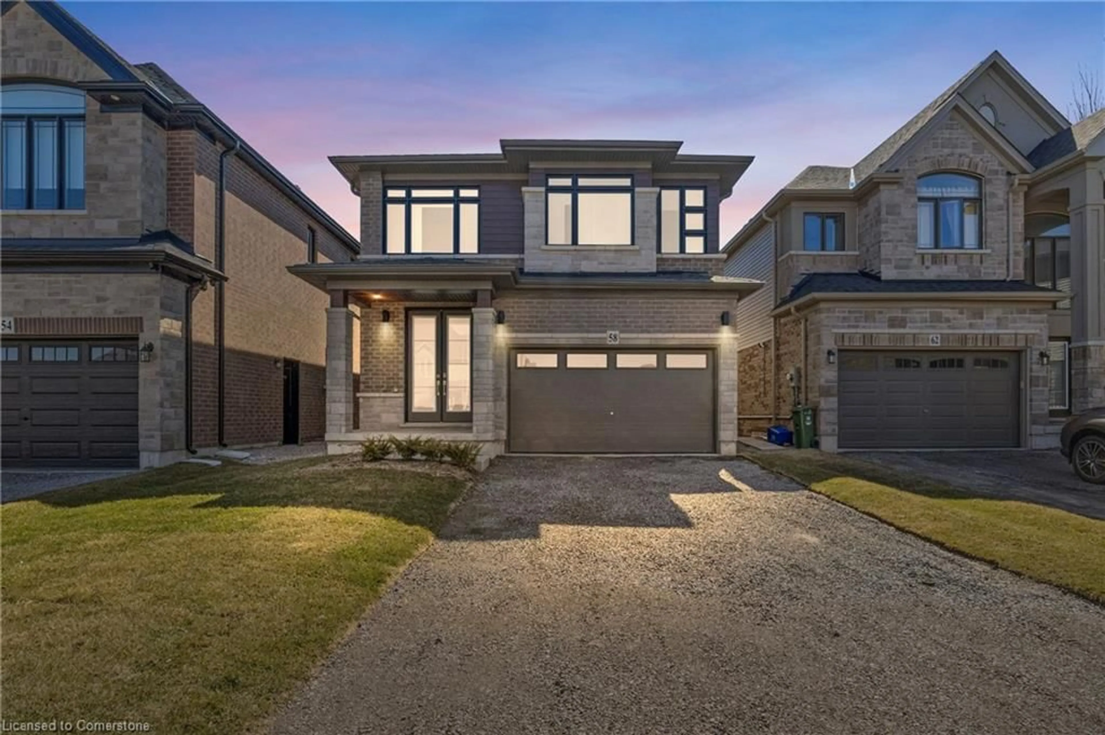 Home with brick exterior material, street for 58 Halo Street St, Hamilton Ontario L8W 1C8