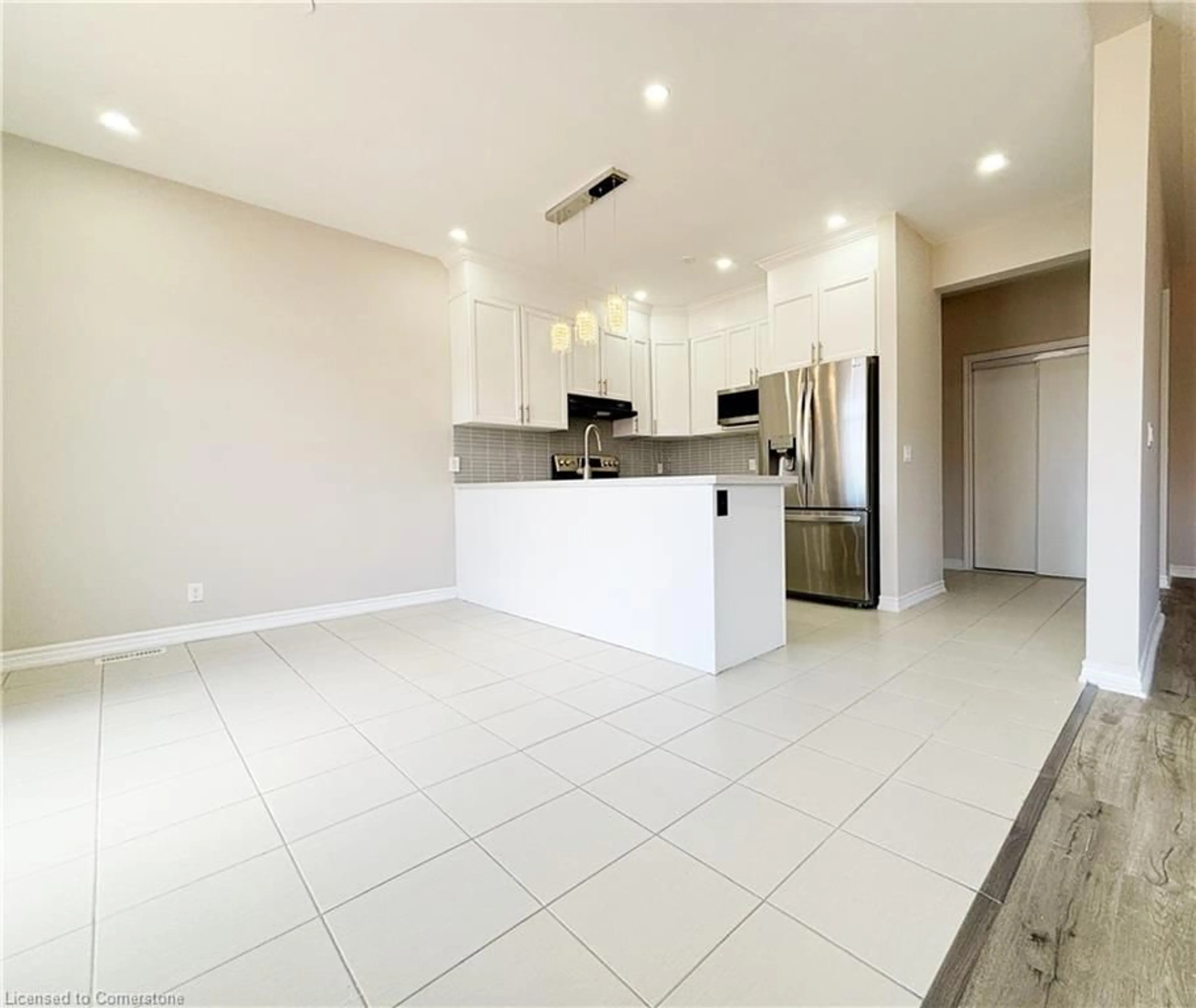 Open concept kitchen, ceramic/tile floor for 2375 Dobbinton St, Oshawa Ontario L1L 0L4