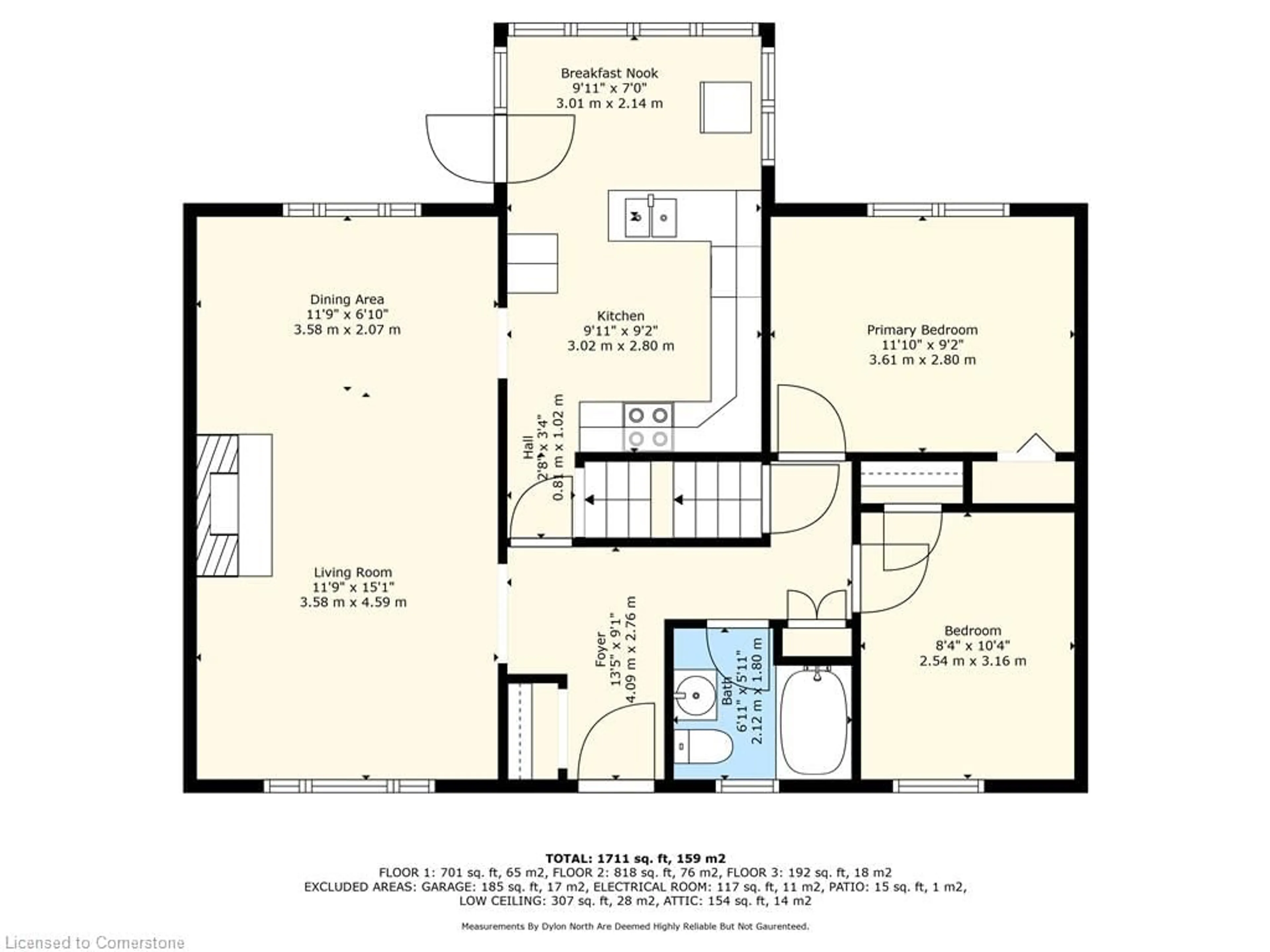 Floor plan for 21 Duff St, Hamilton Ontario L9C 1A8