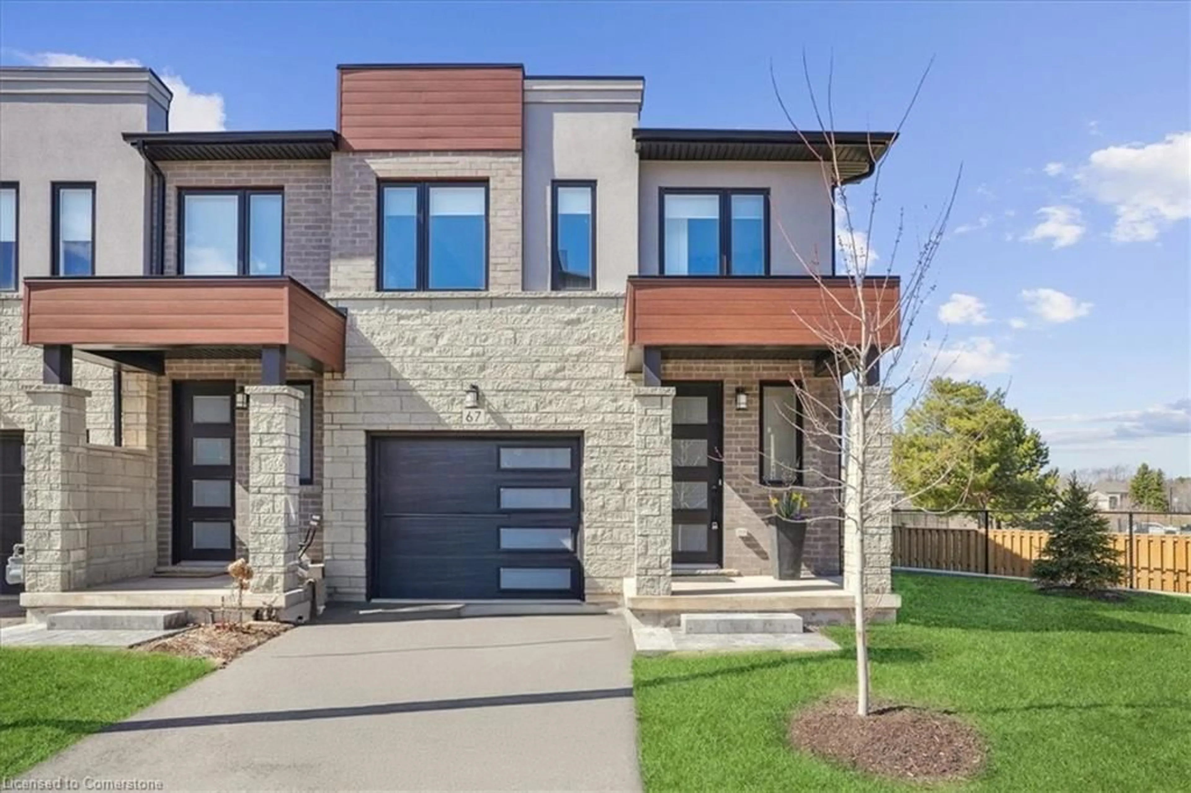 Home with brick exterior material, street for 67 Cadwell Lane, Hamilton Ontario L9C 0E8
