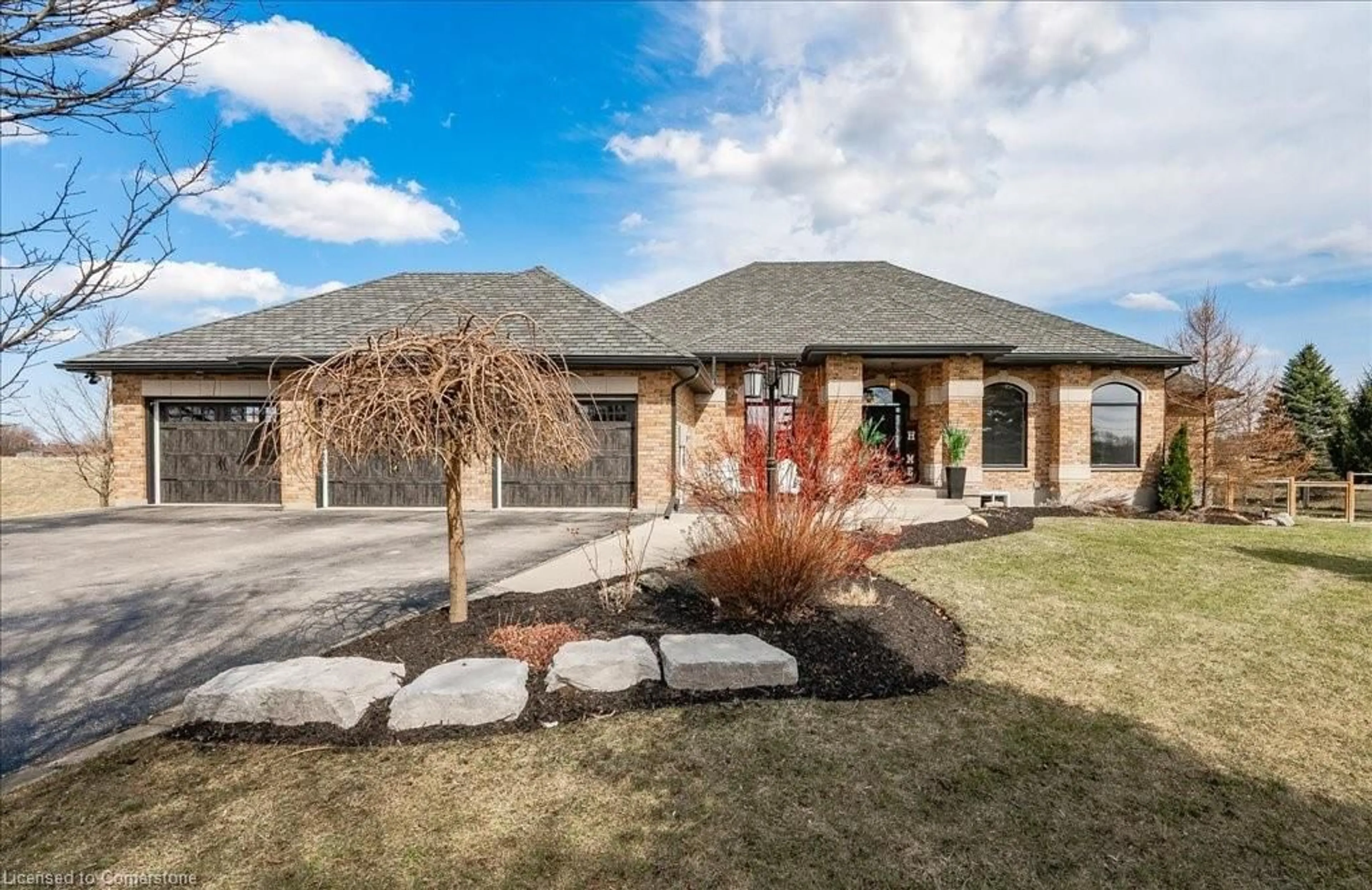 Home with brick exterior material, street for 4663 Wellington 35 Rd, Puslinch Ontario N1H 6J3