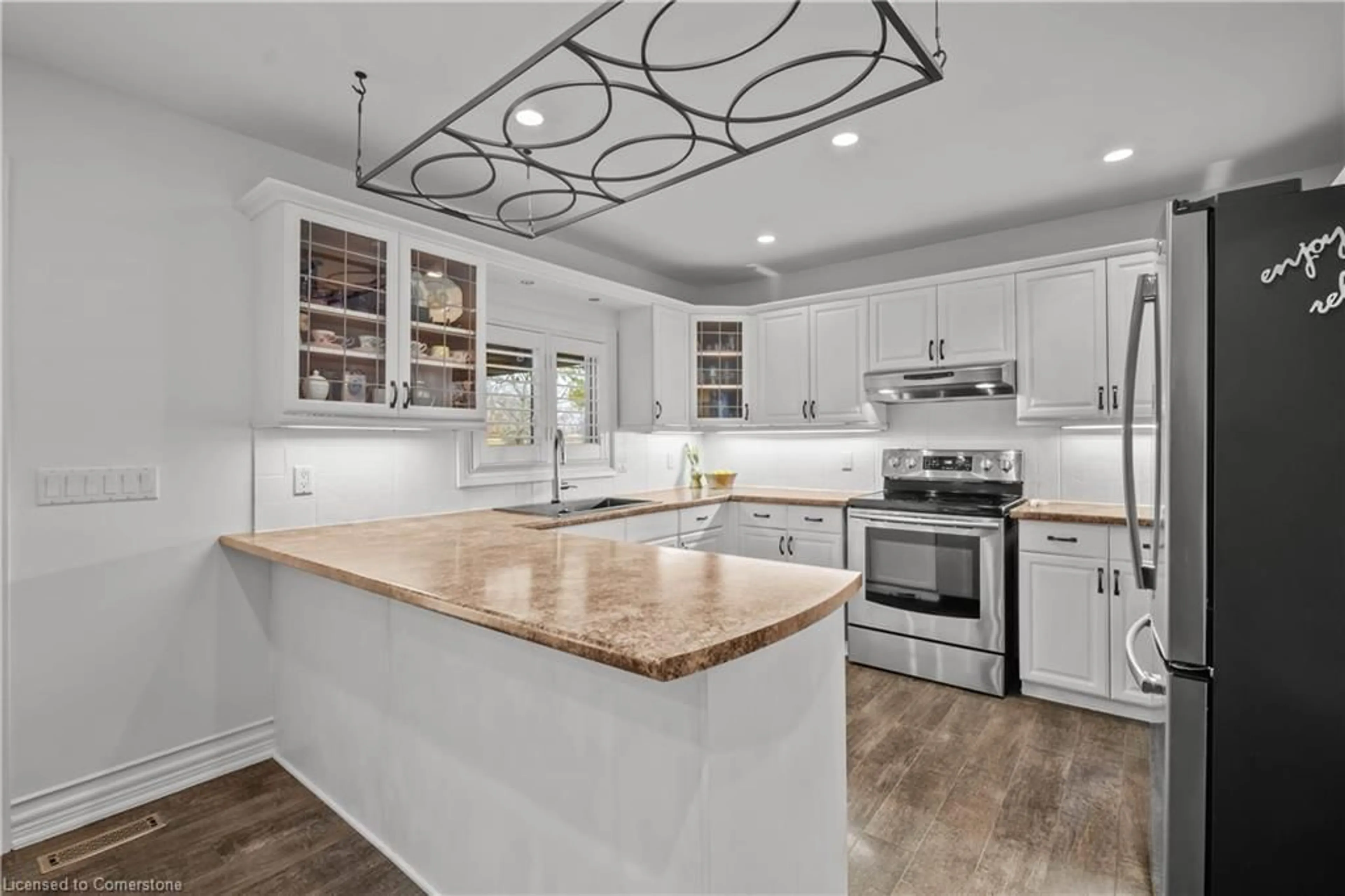 Open concept kitchen, ceramic/tile floor for 351 Clarke Rd, London Ontario N5W 5G4