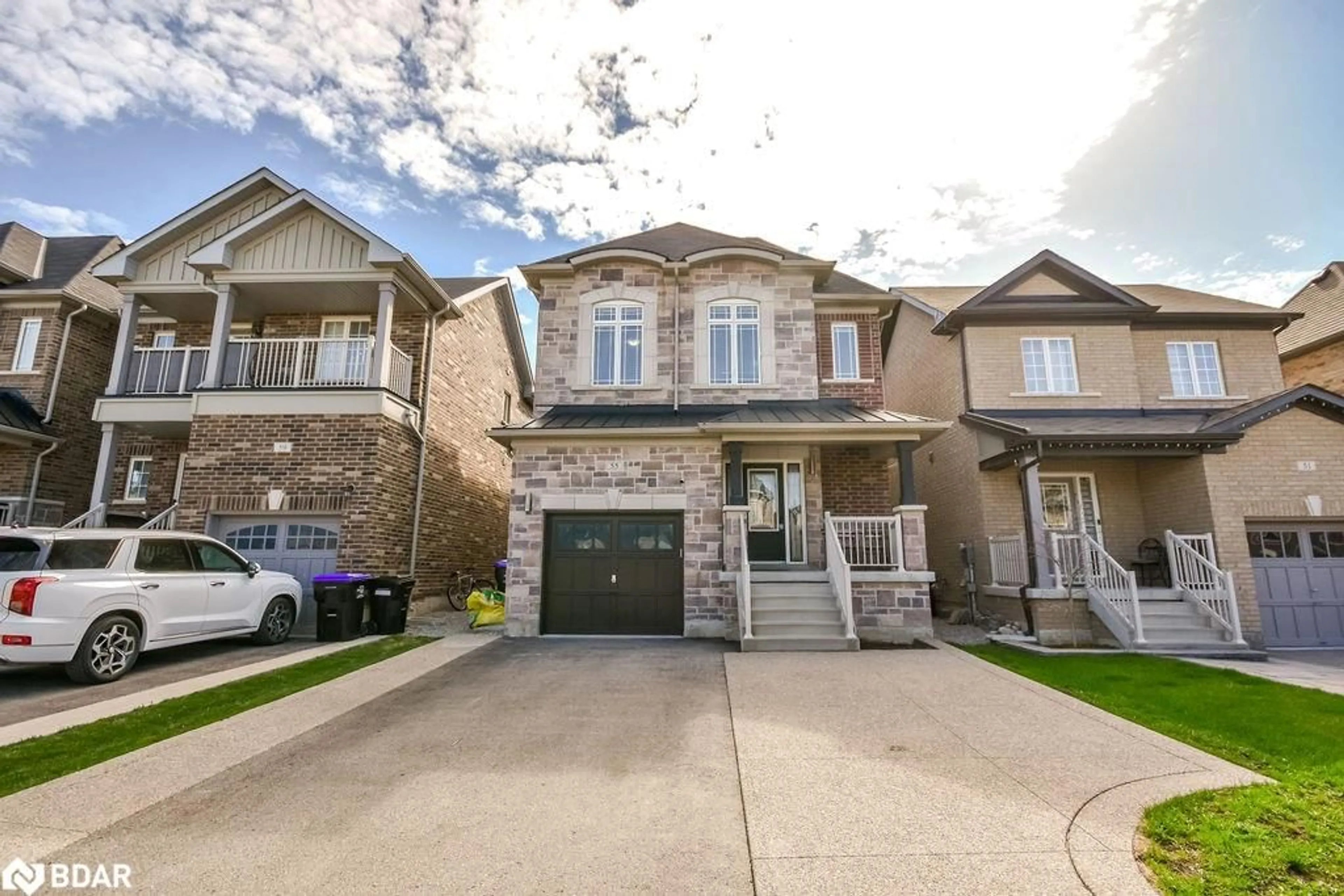 Home with brick exterior material, street for 55 Tyndall Dr, Bradford Ontario L3Z 4G7