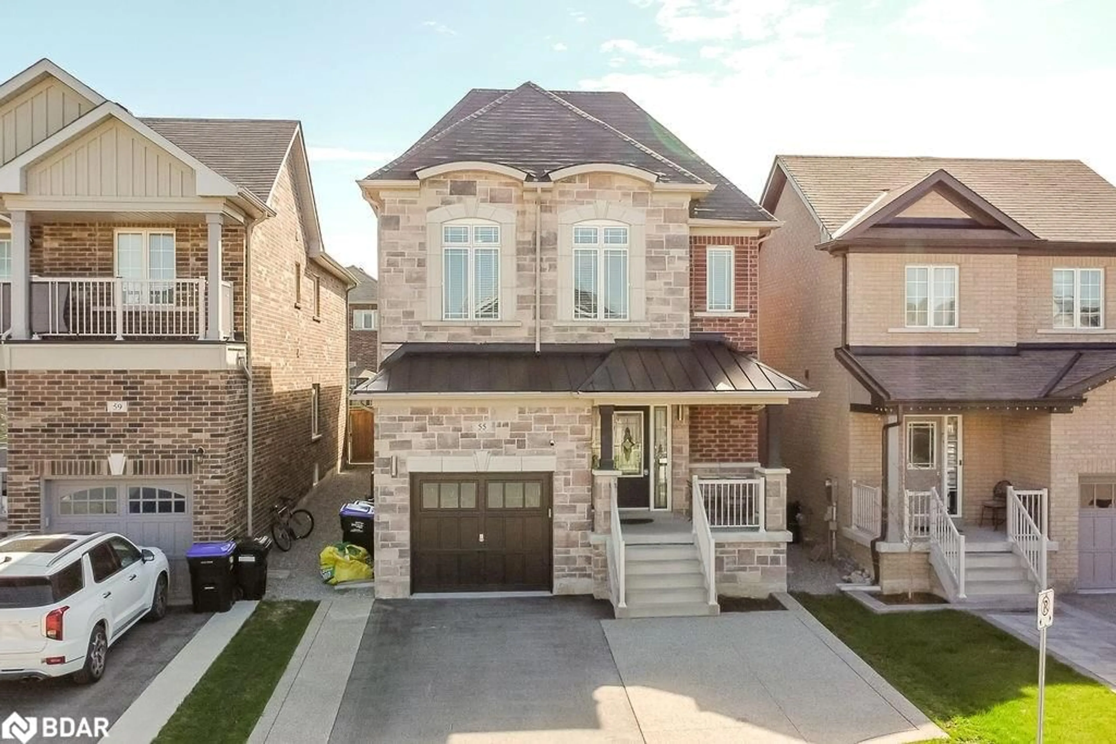 Home with brick exterior material, street for 55 Tyndall Dr, Bradford Ontario L3Z 4G7