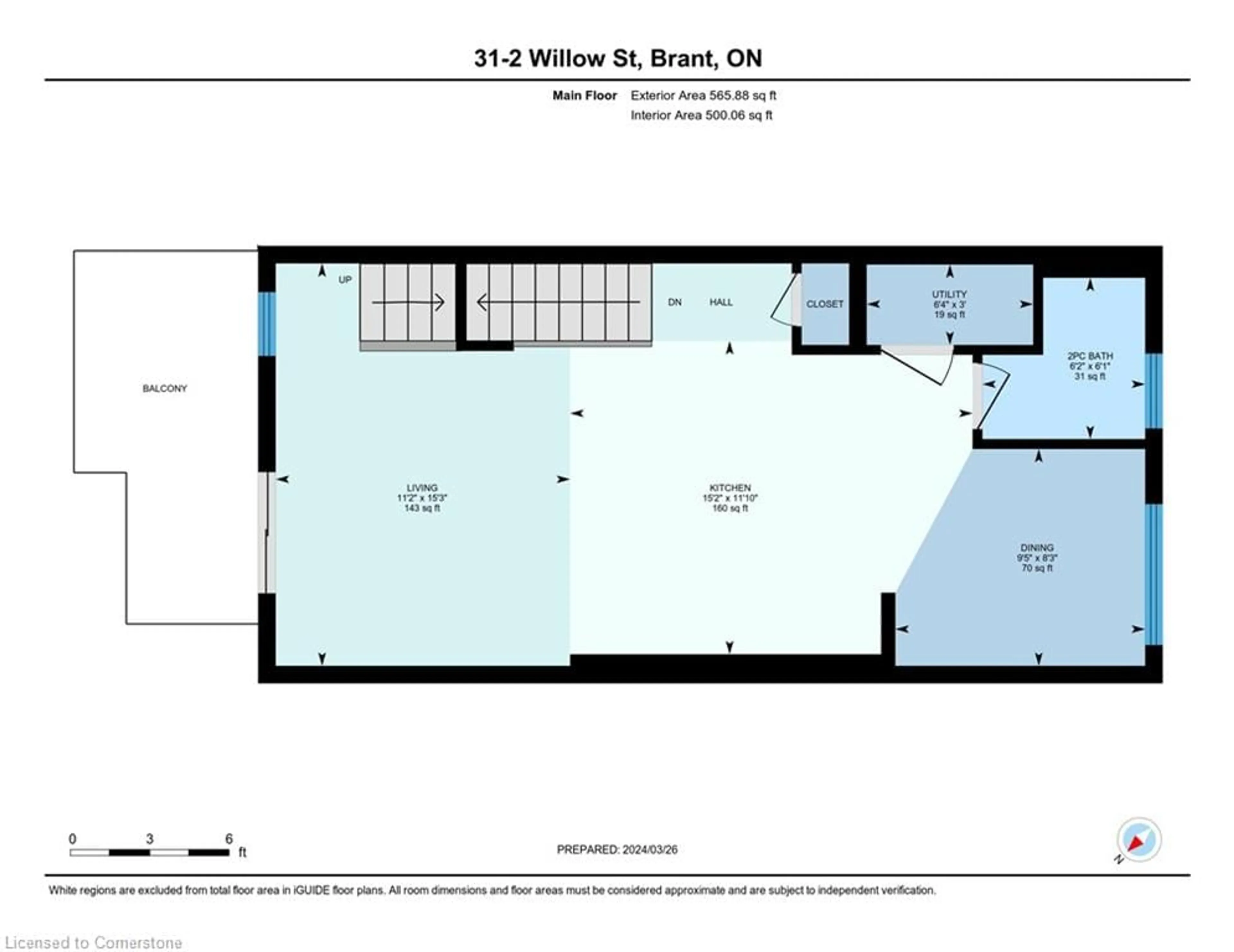 Floor plan for 2 Willow St #31, Paris Ontario N3L 0K7