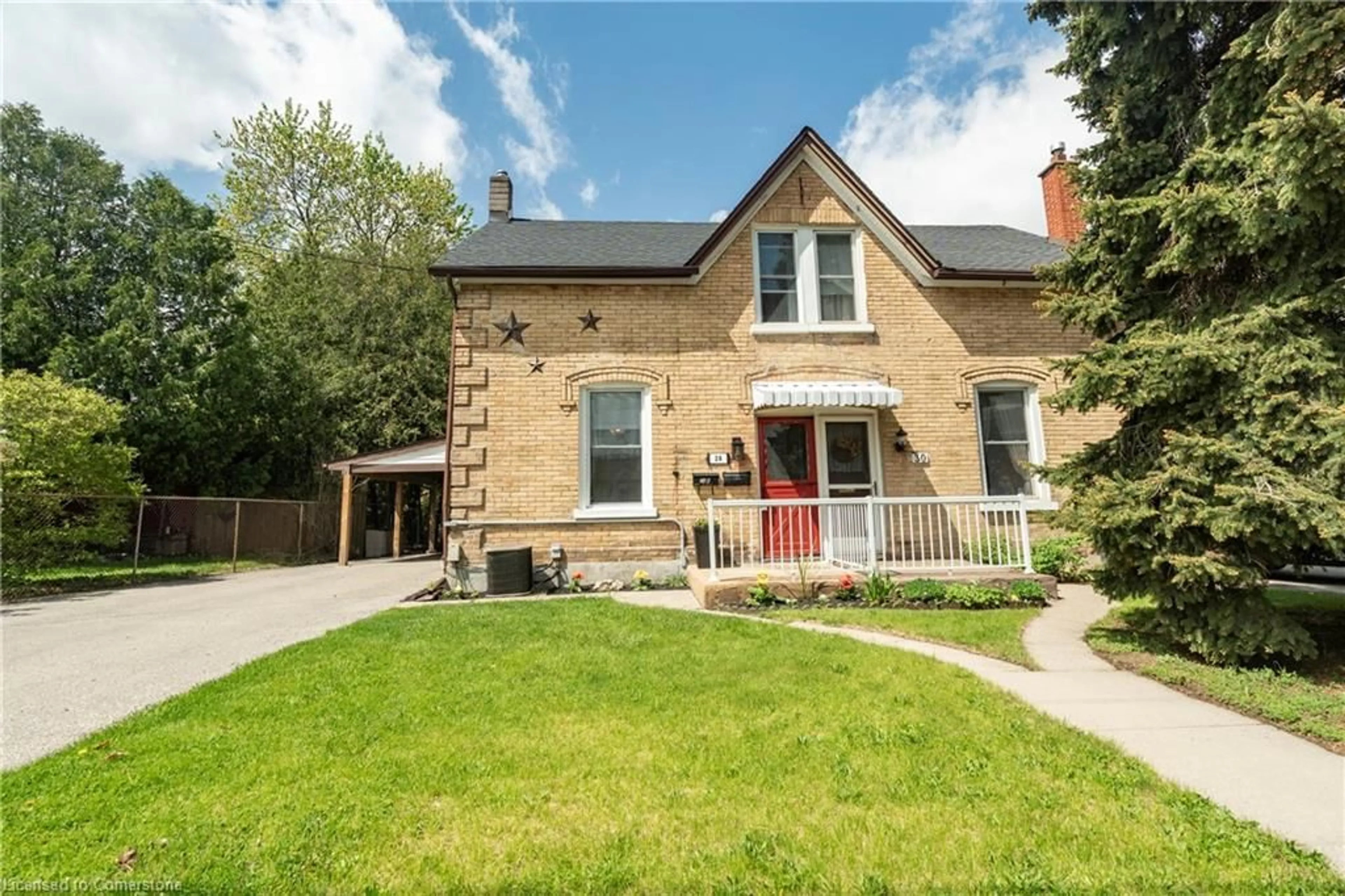 Home with brick exterior material, street for 28 Hopeton St, Cambridge Ontario N1R 3T3