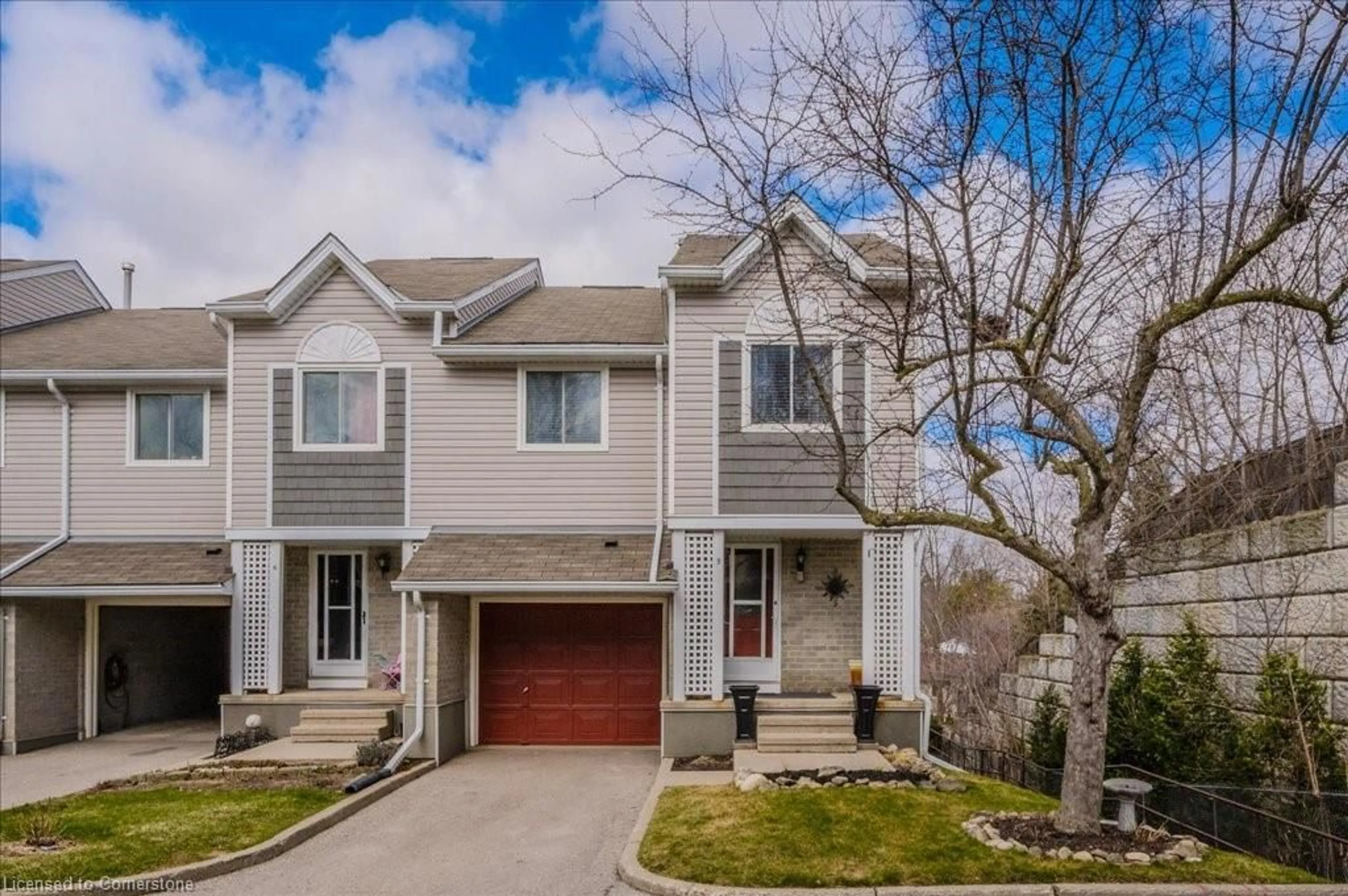 Home with vinyl exterior material, street for 365 Pioneer Dr #5, Kitchener Ontario N2P 2A6
