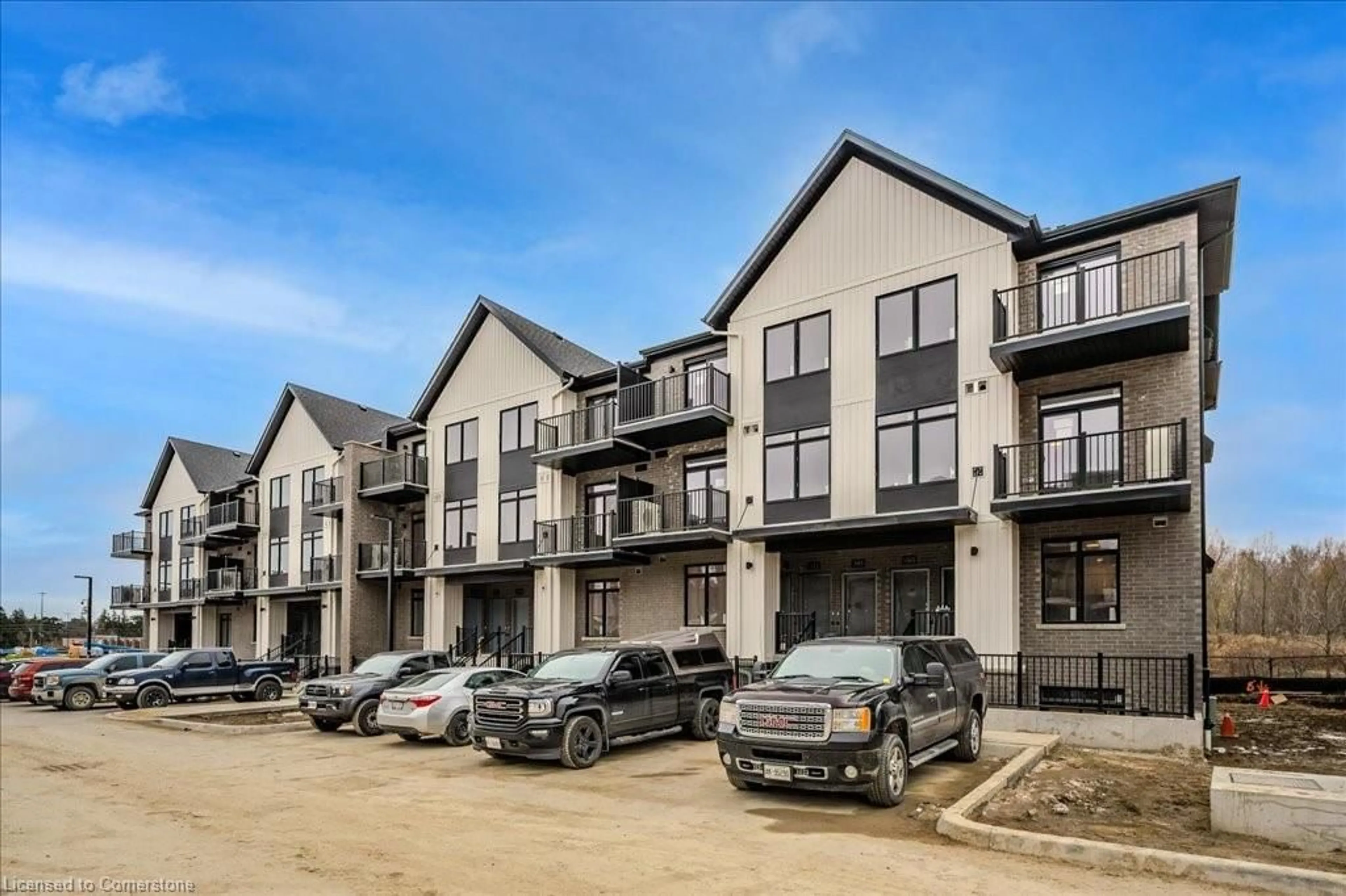 A pic from outside/outdoor area/front of a property/back of a property/a pic from drone, unknown for 824 Woolwich St #151, Guelph Ontario N1H 1G8