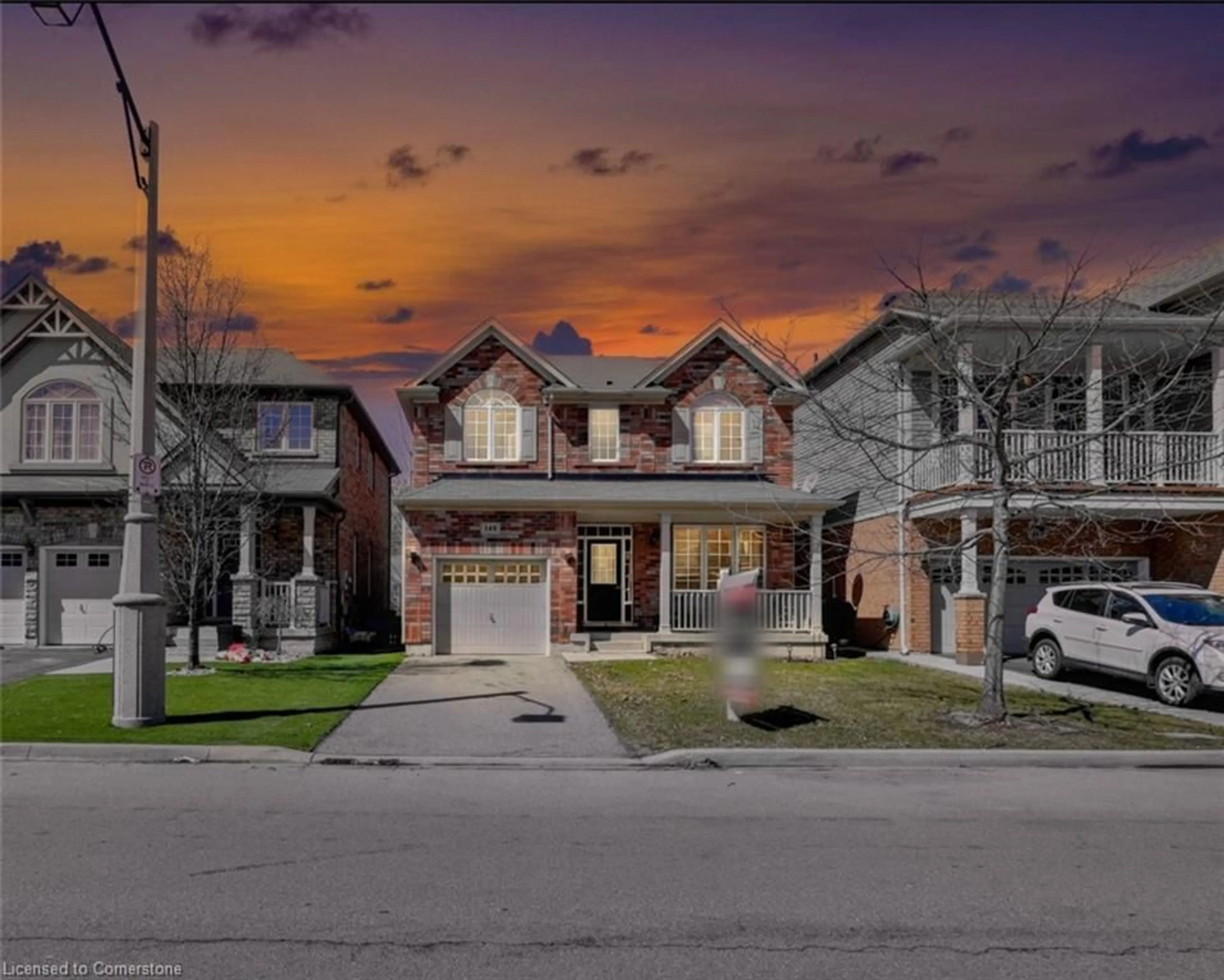 Home with brick exterior material, street for 148 Montreal Cir, Stoney Creek Ontario L8E 0C8