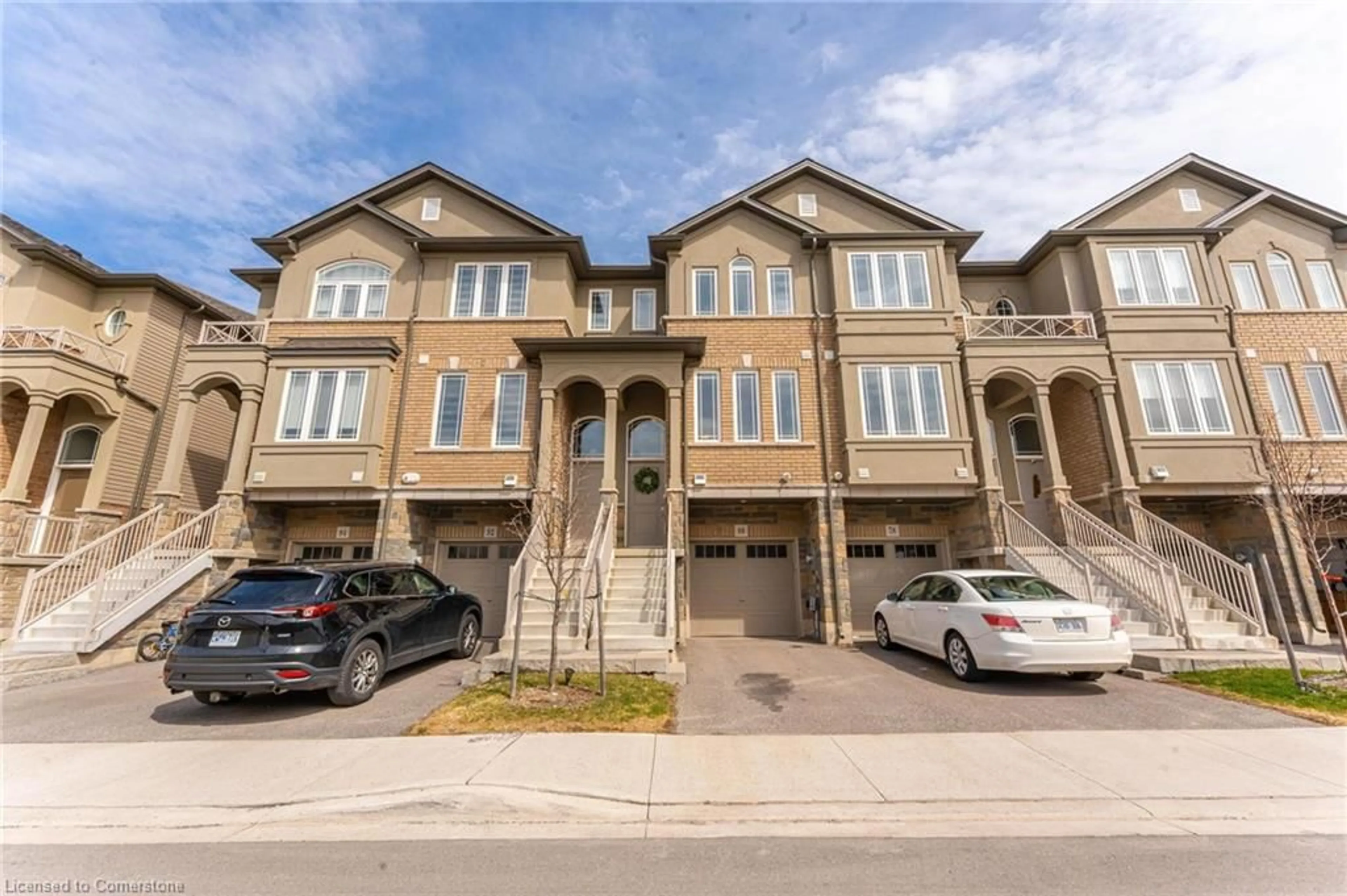 A pic from outside/outdoor area/front of a property/back of a property/a pic from drone, street for 80 Laguna Village Cres, Stoney Creek Ontario L0R 1P0