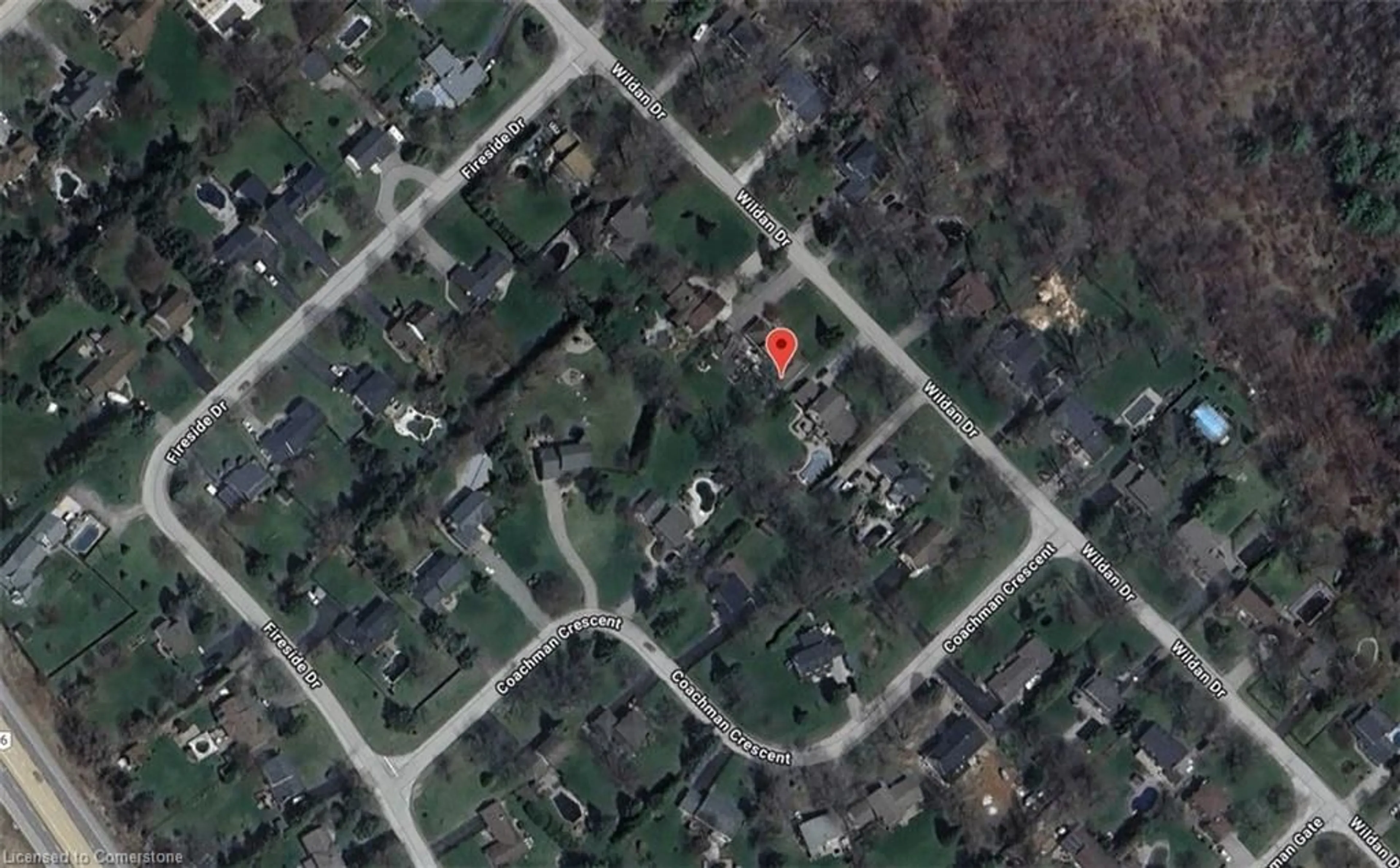 Picture of a map for 20 Wildan Dr, Hamilton Ontario L8N 2Z7