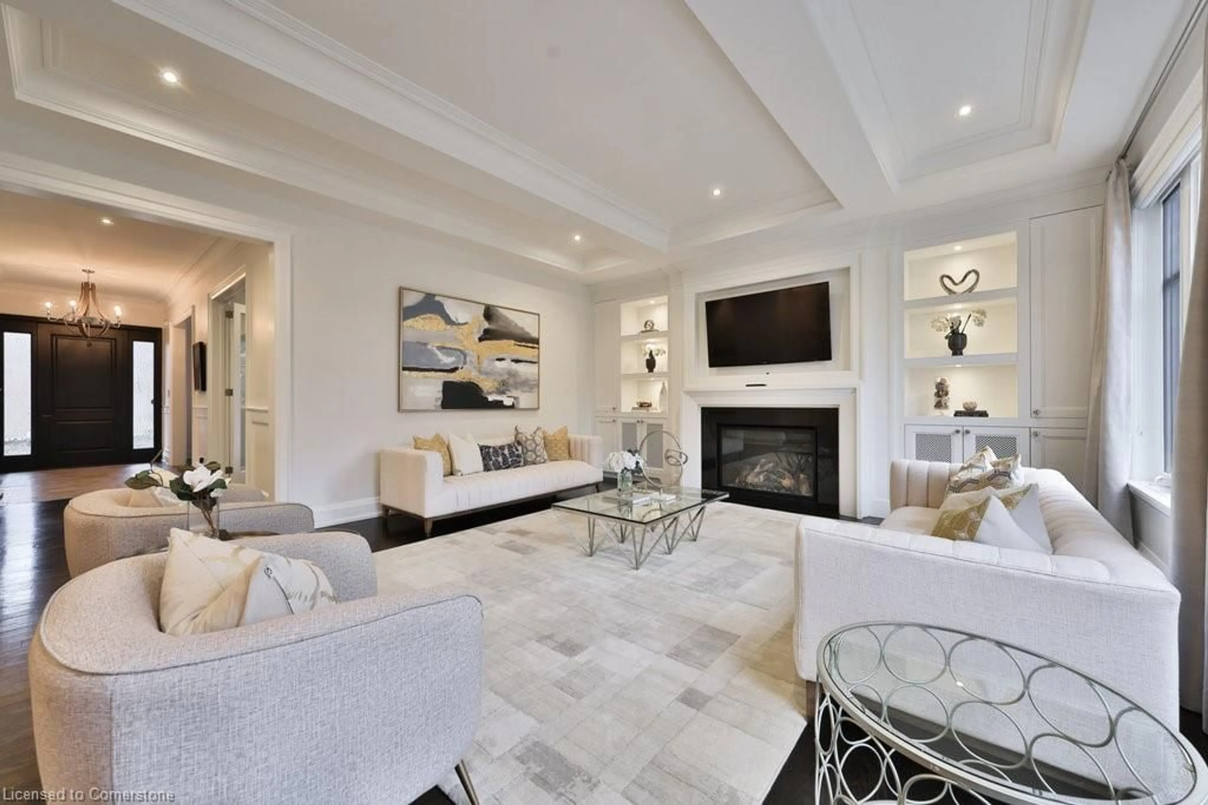 Living room with furniture, unknown for 1389 Weaver Ave, Halton Ontario L6J 2L6