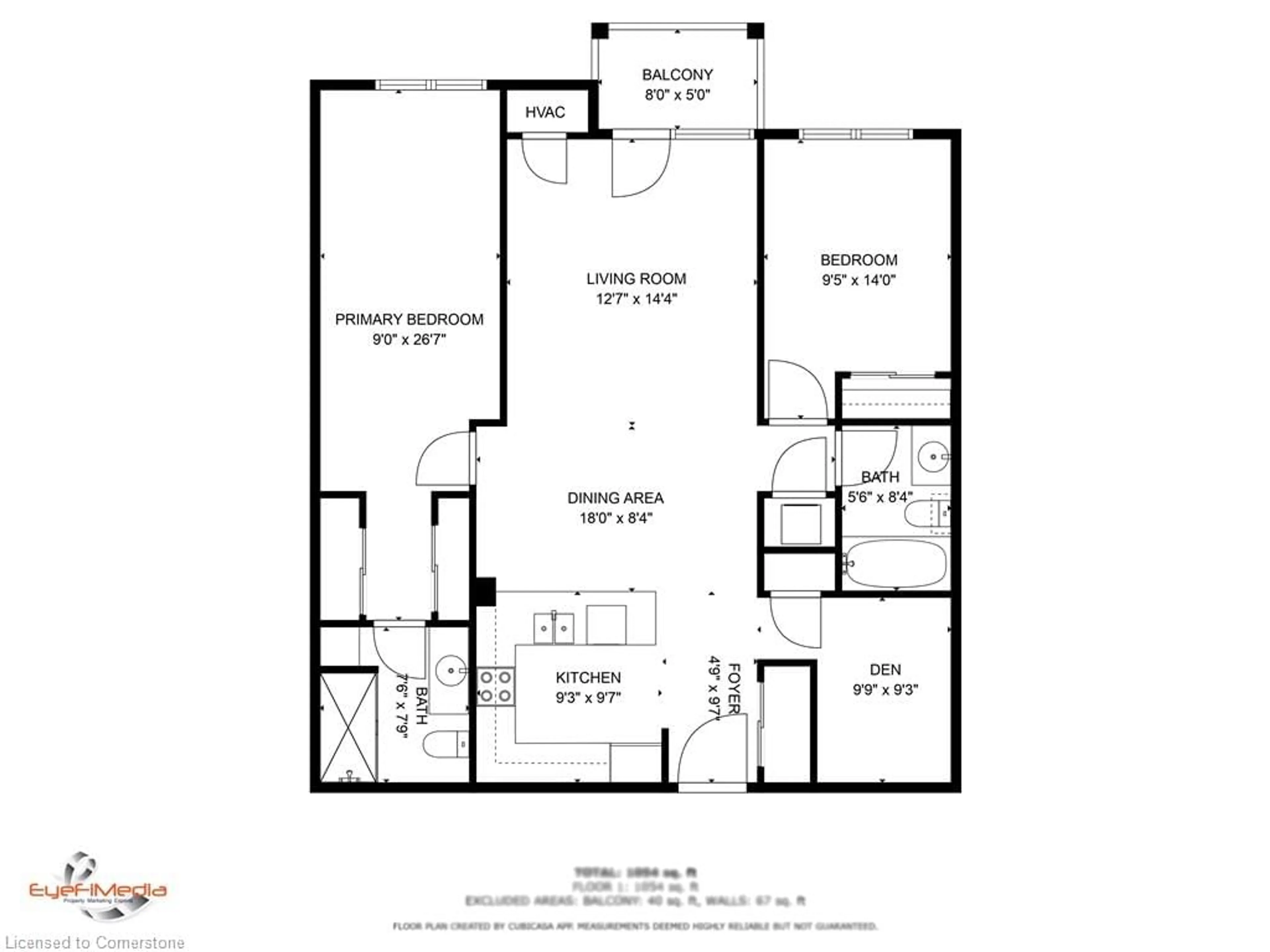 Floor plan for 21 Brookhouse Dr #217, Newcastle Ontario L1B 0V4