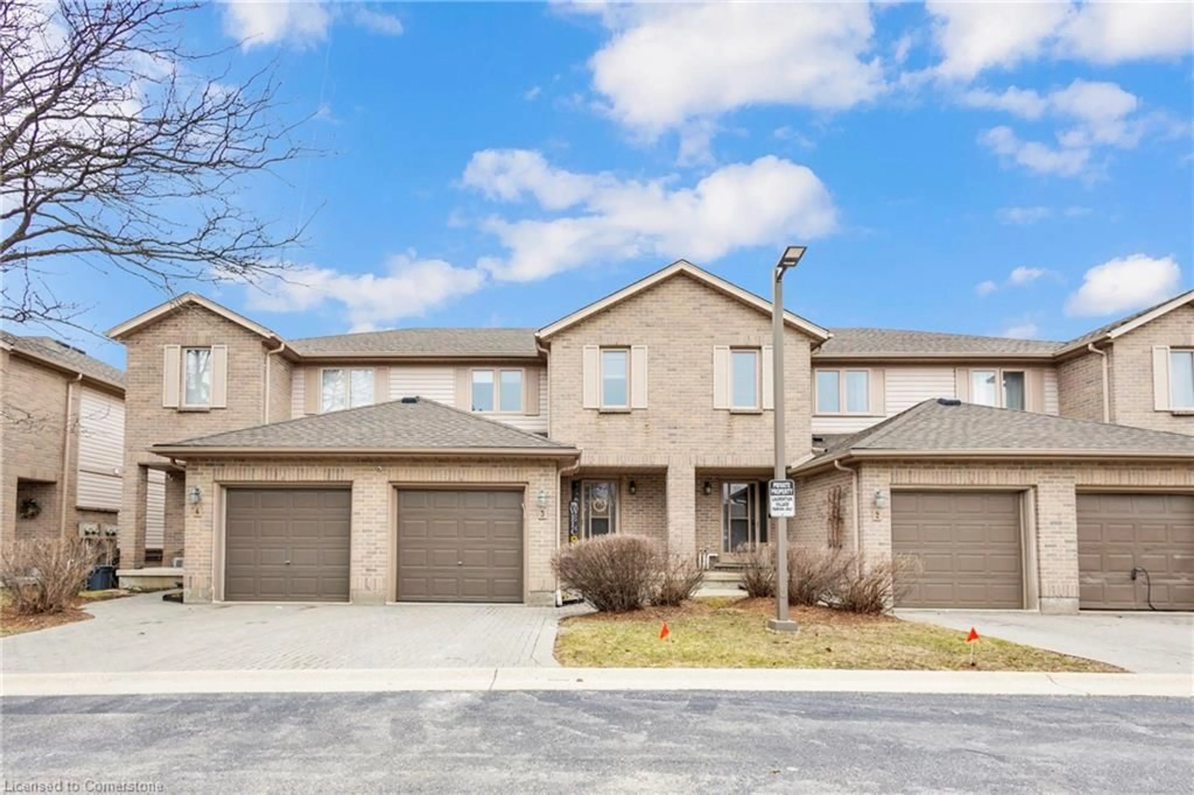 Home with brick exterior material, street for 230 Blackhorne Dr #3, Kitchener Ontario N2E 1Z4
