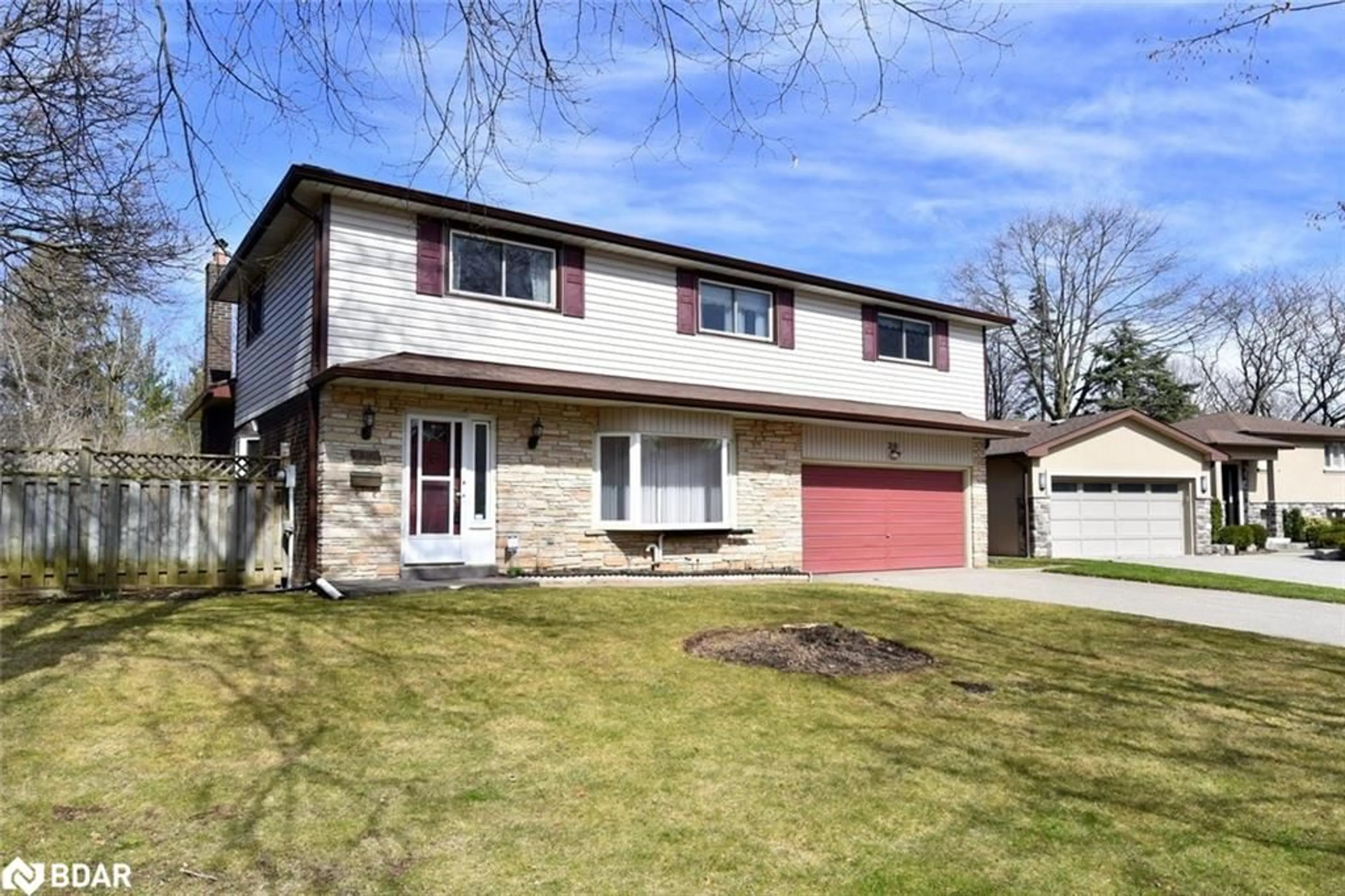 Home with vinyl exterior material, street for 2101 Salmon Rd, Oakville Ontario L6L 1M2