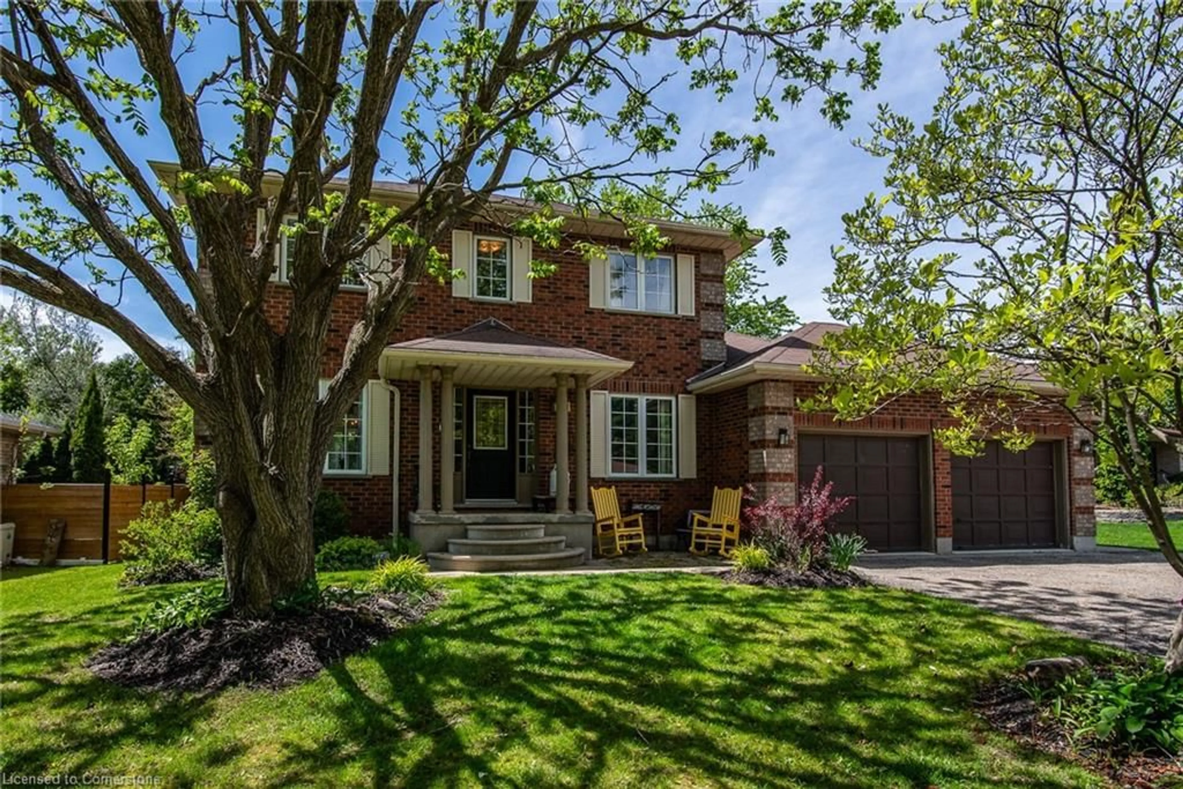 Home with brick exterior material, street for 17 Village Rd, Wellesley Ontario N0B 2T0