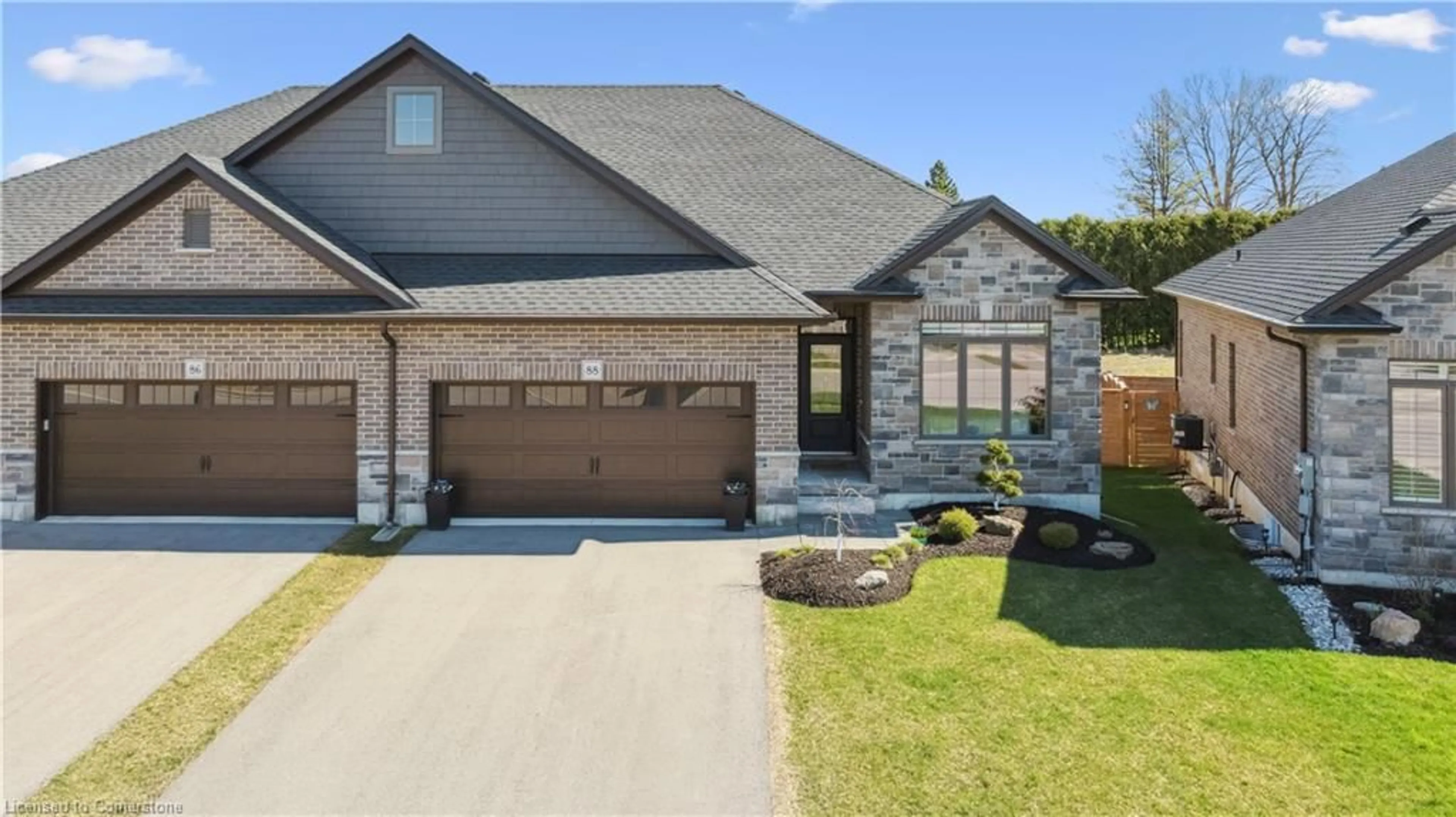 Home with brick exterior material, street for 88 Matheson Cres, Innerkip Ontario N0J 1M0