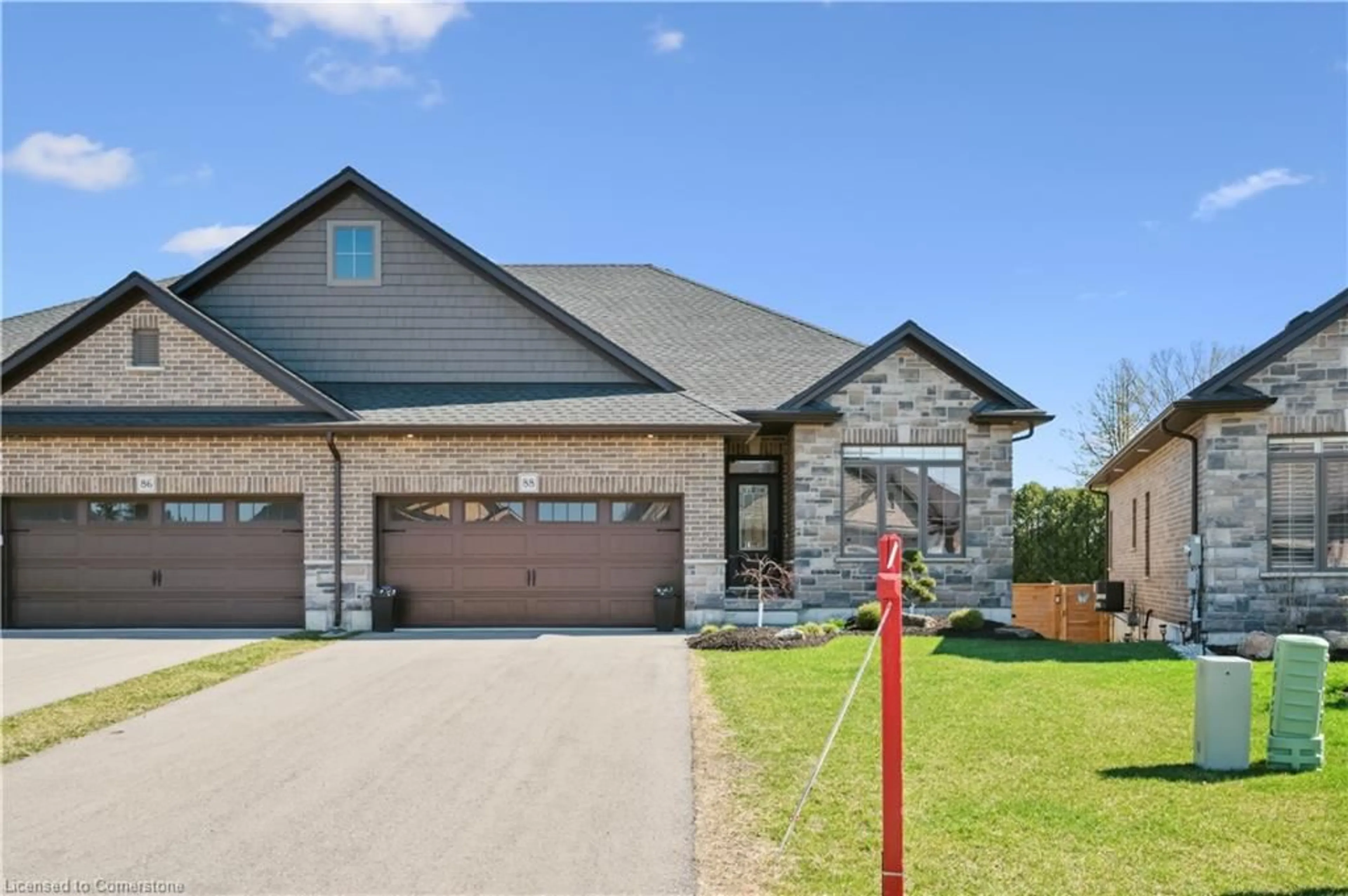 Home with brick exterior material, street for 88 Matheson Cres, Innerkip Ontario N0J 1M0