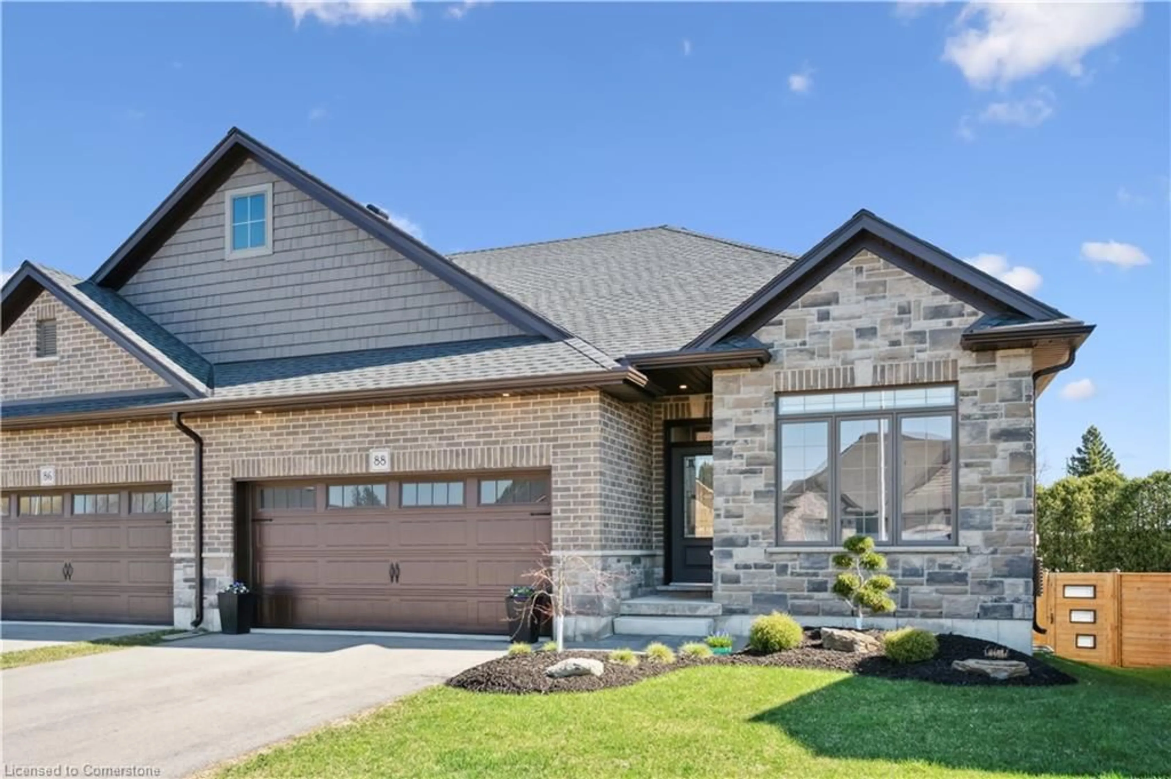 Home with brick exterior material, street for 88 Matheson Cres, Innerkip Ontario N0J 1M0