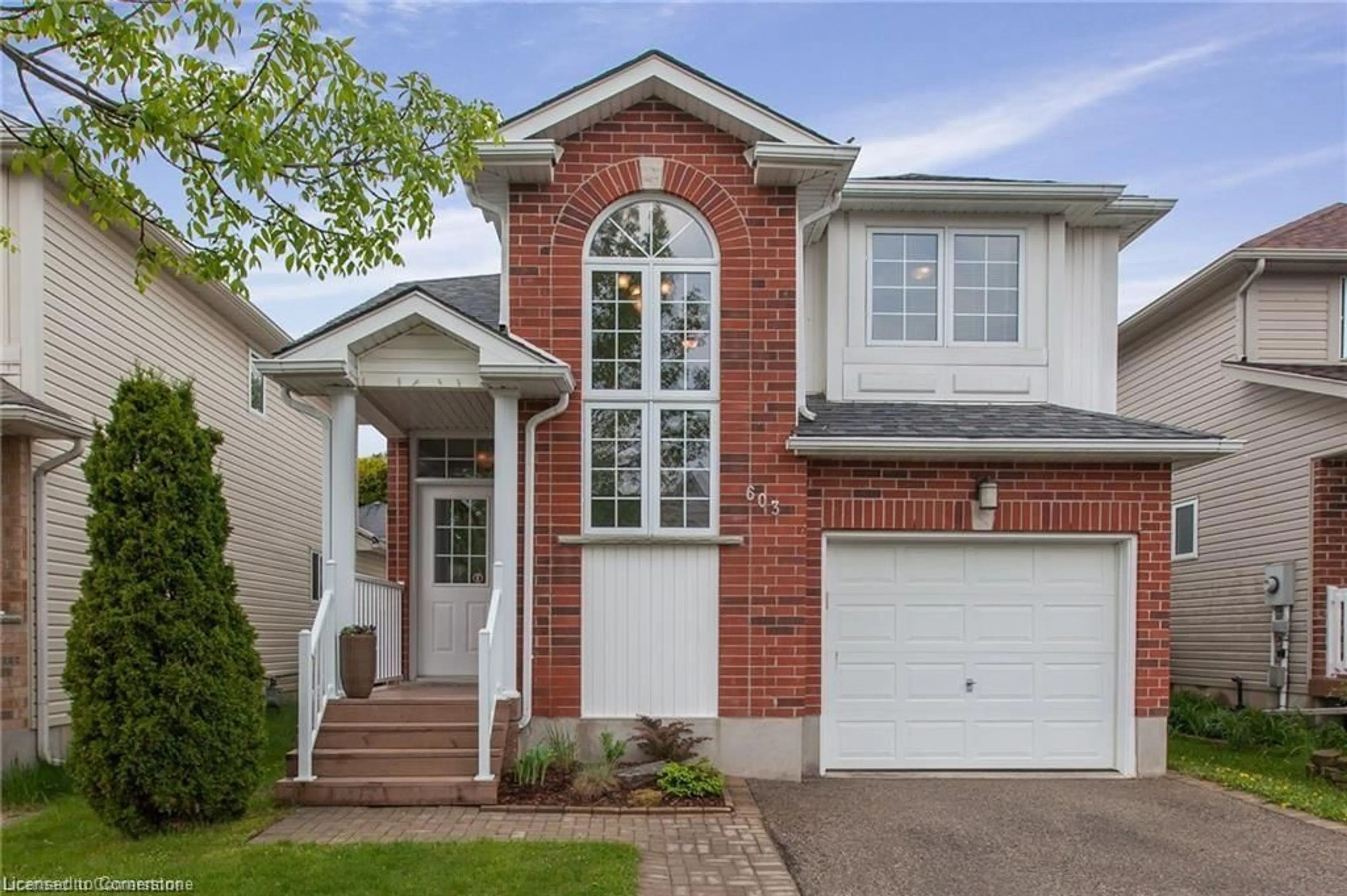 Home with brick exterior material, street for 603 Mountain Maple Ave, Waterloo Ontario N2V 2P4