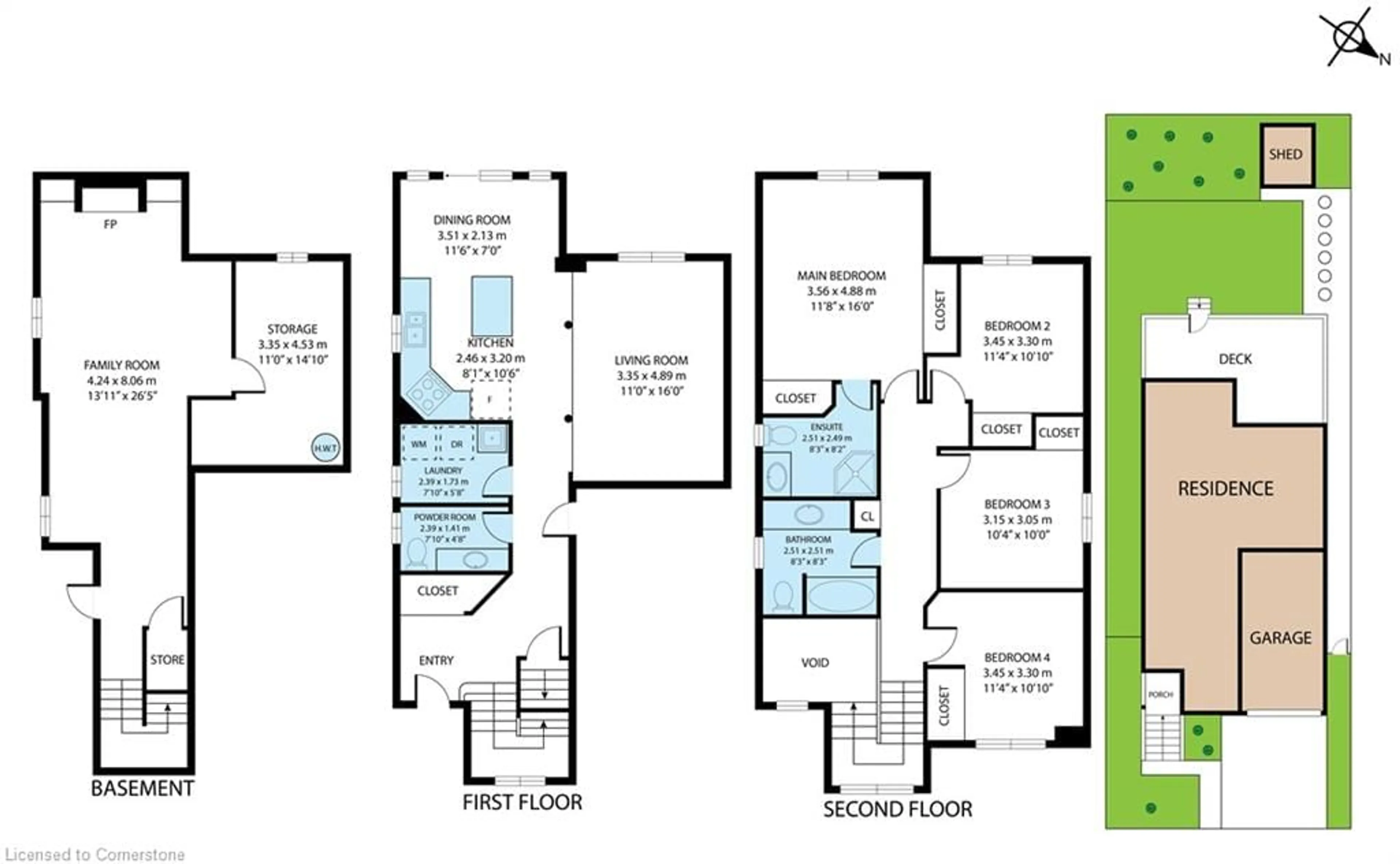 Floor plan for 603 Mountain Maple Ave, Waterloo Ontario N2V 2P4