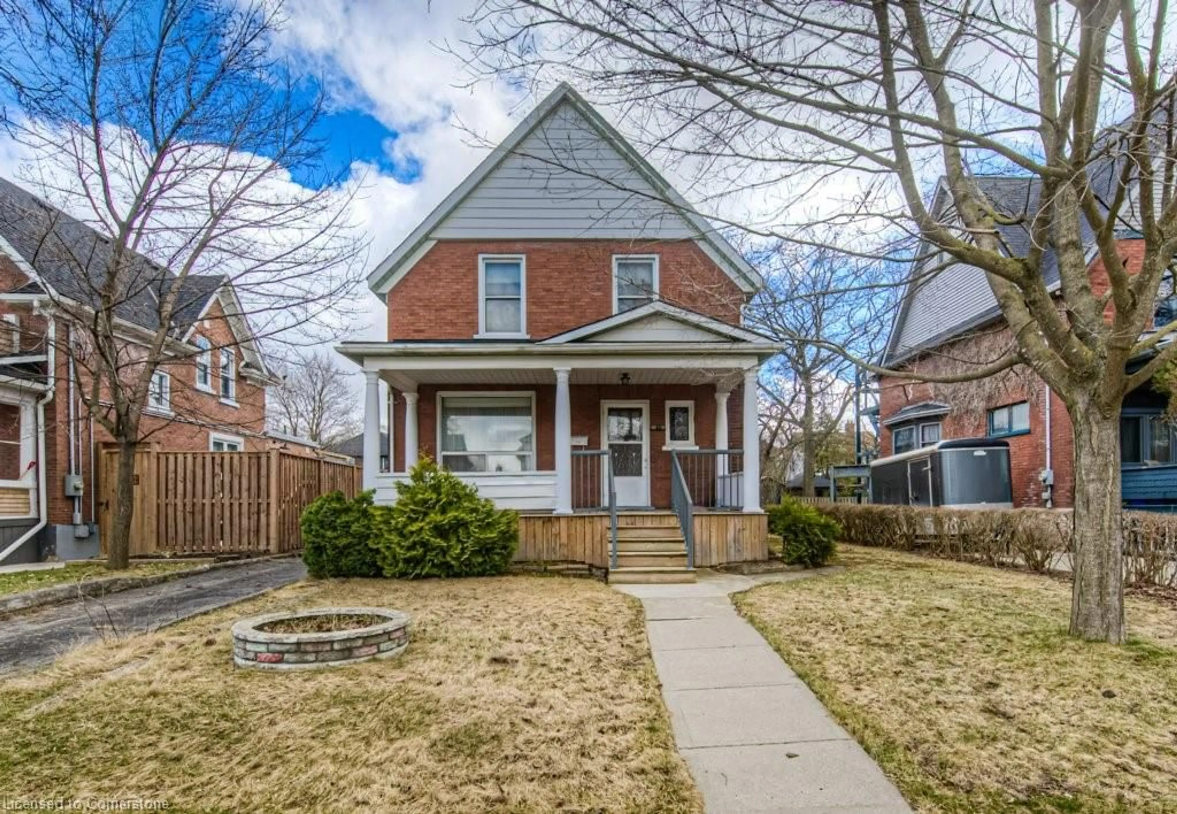 Home with brick exterior material, street for 55 Pandora Ave, Kitchener Ontario N2H 3C1
