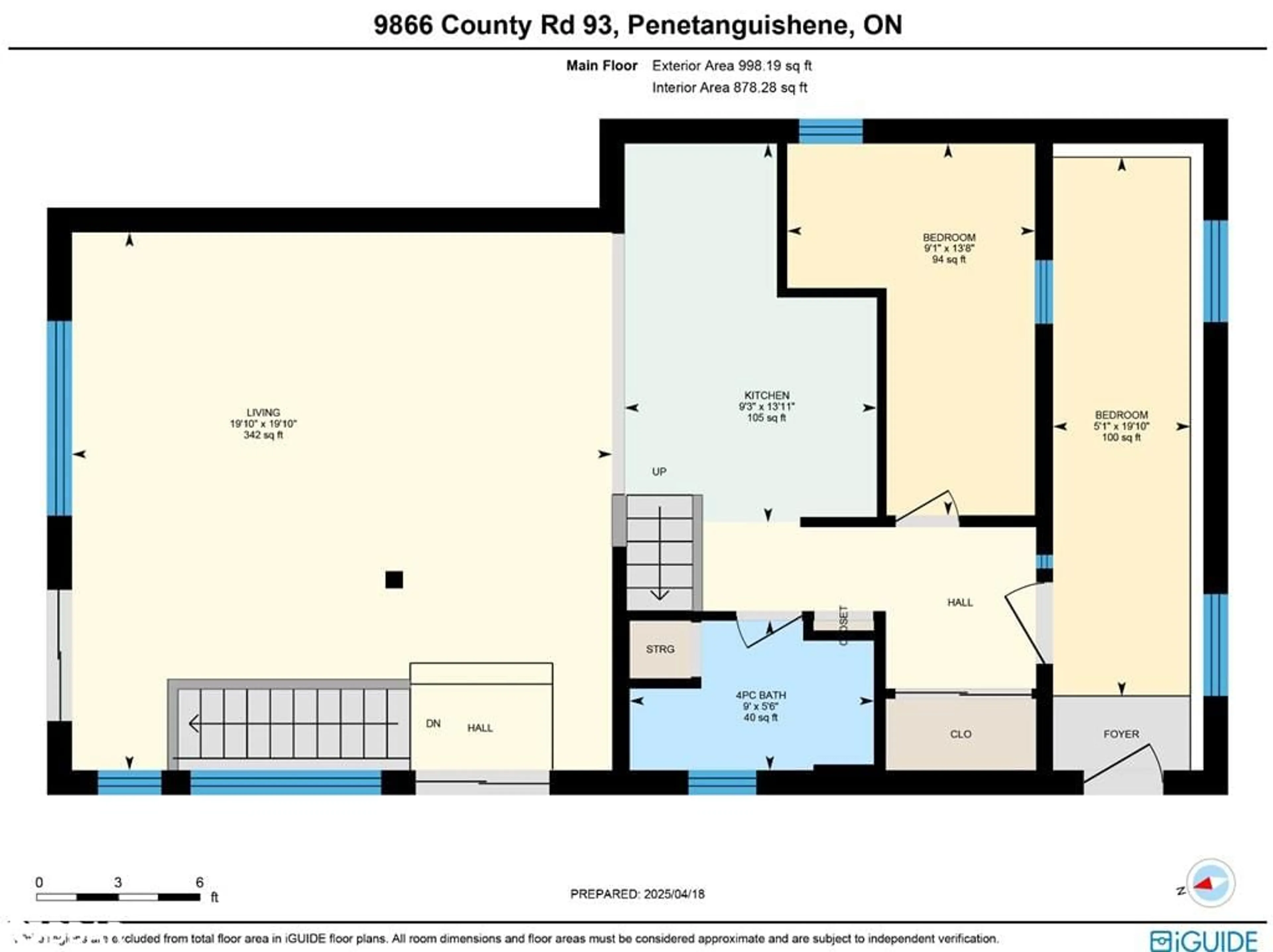 Floor plan for 9866 County Road 93, Penetanguishene Ontario L0K 2E1