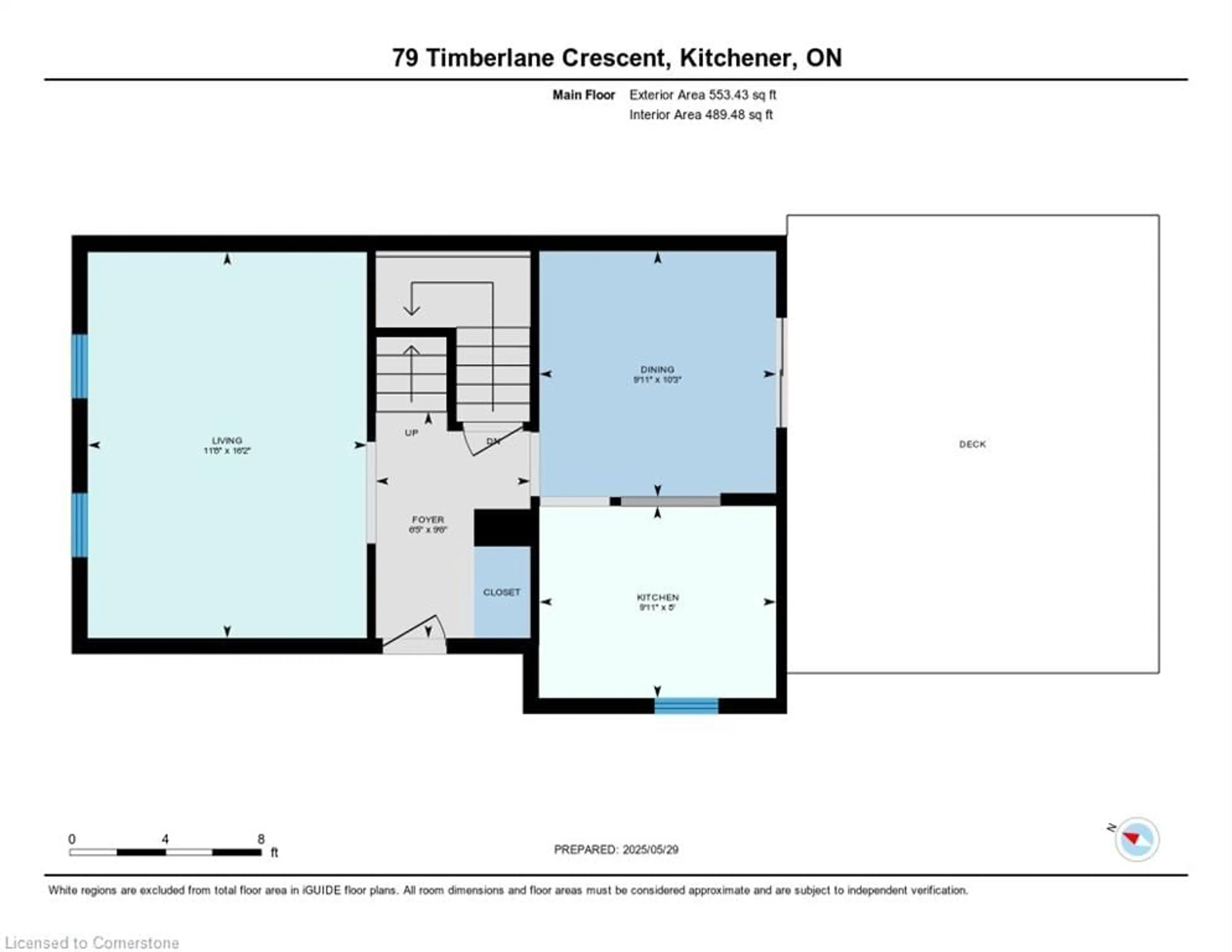 Floor plan for 79 Timberlane Cres, Kitchener Ontario N2N 1T5