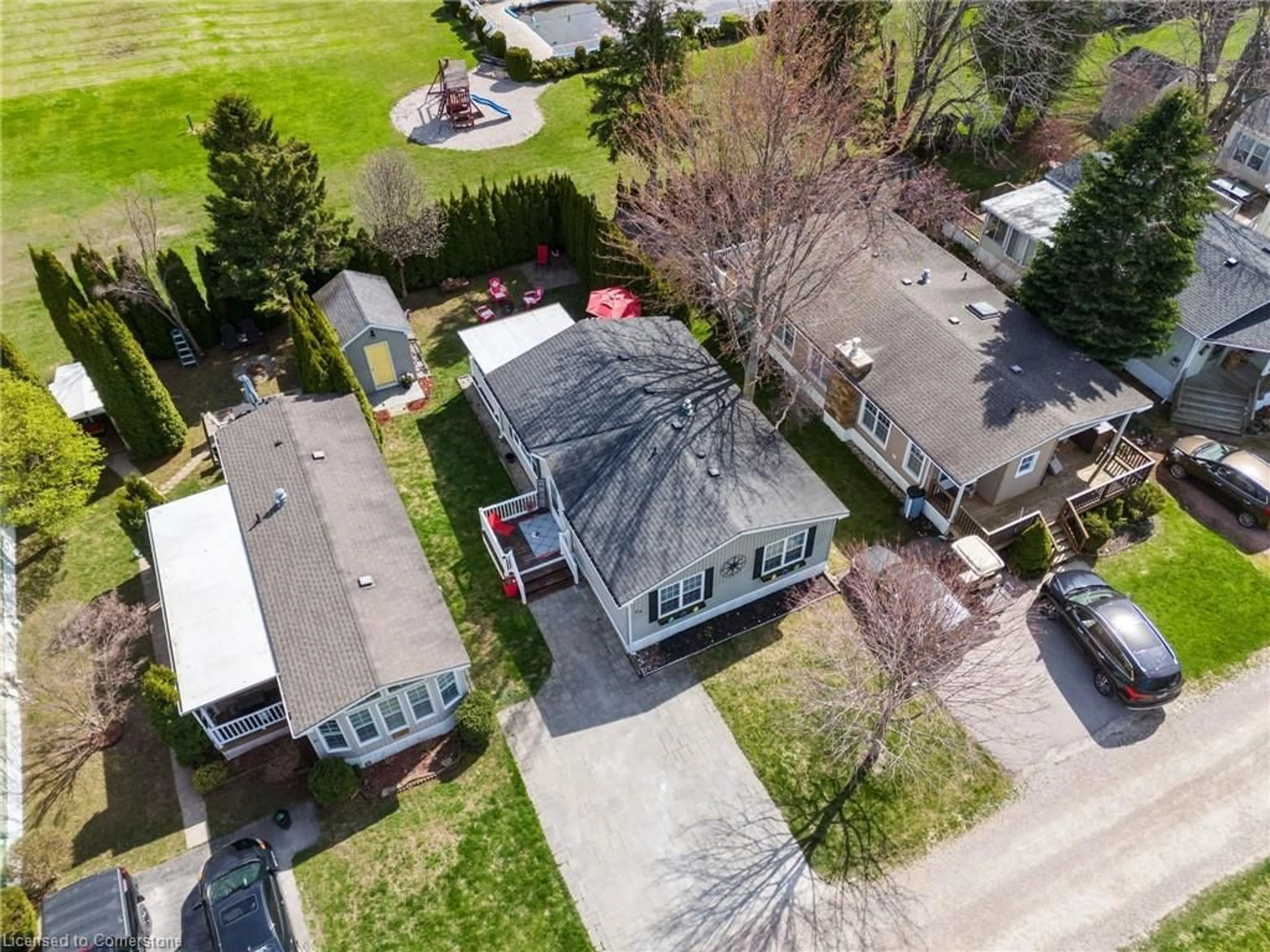 A pic from outside/outdoor area/front of a property/back of a property/a pic from drone, street for 77307 Bluewater Hwy #29, Bayfield Ontario N0M 1G0
