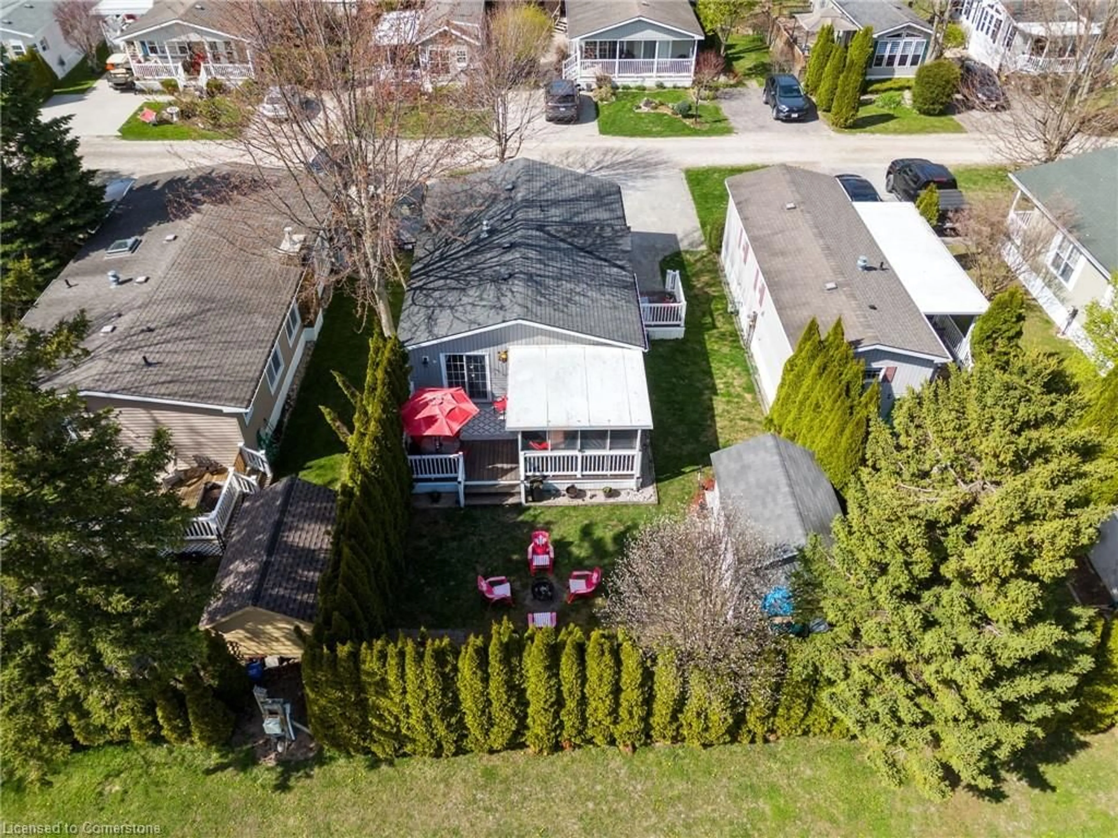 A pic from outside/outdoor area/front of a property/back of a property/a pic from drone, street for 77307 Bluewater Hwy #29, Bayfield Ontario N0M 1G0