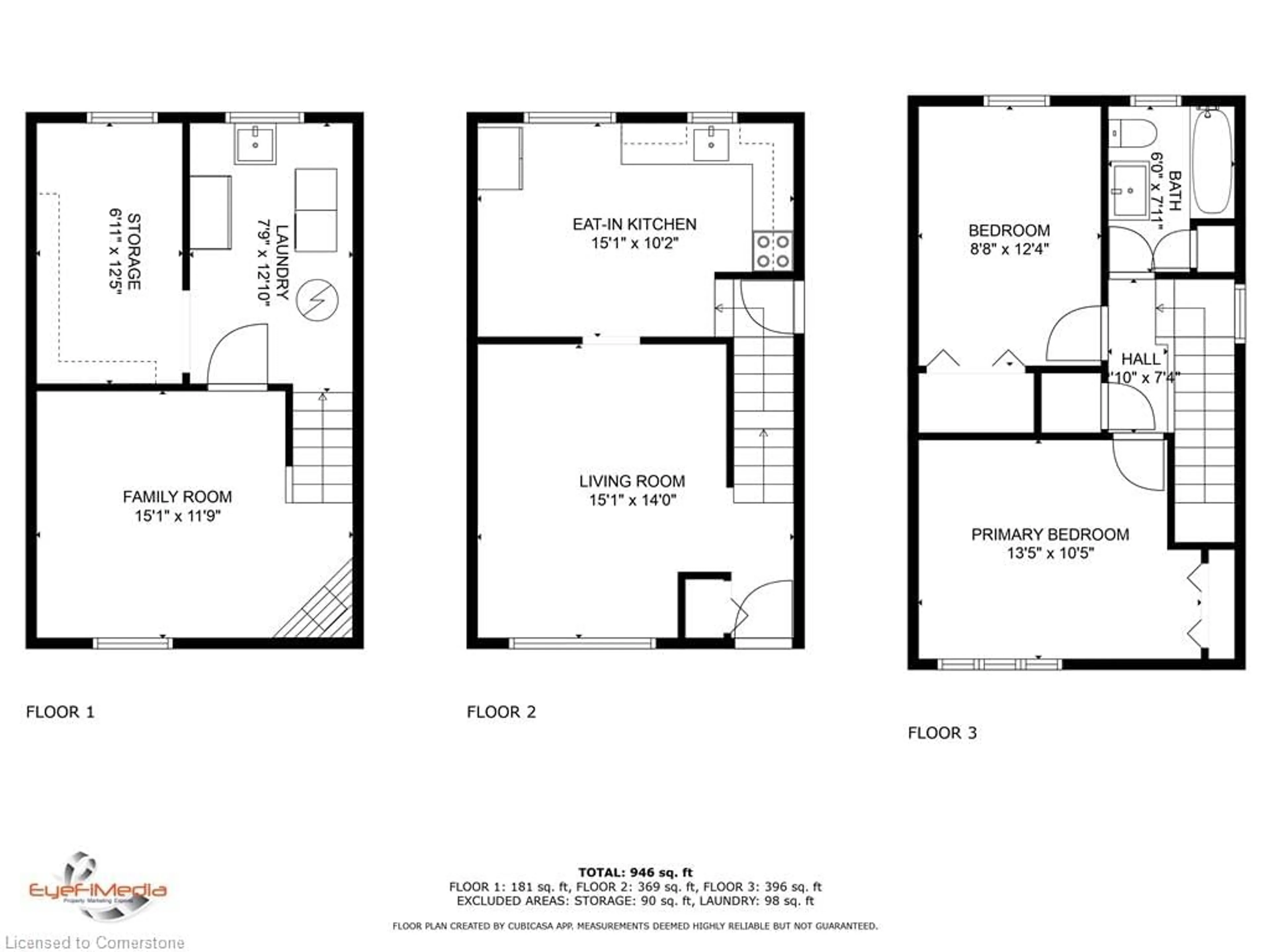 Floor plan for 64 Linnwood Ave, Cambridge Ontario N1R 1V3