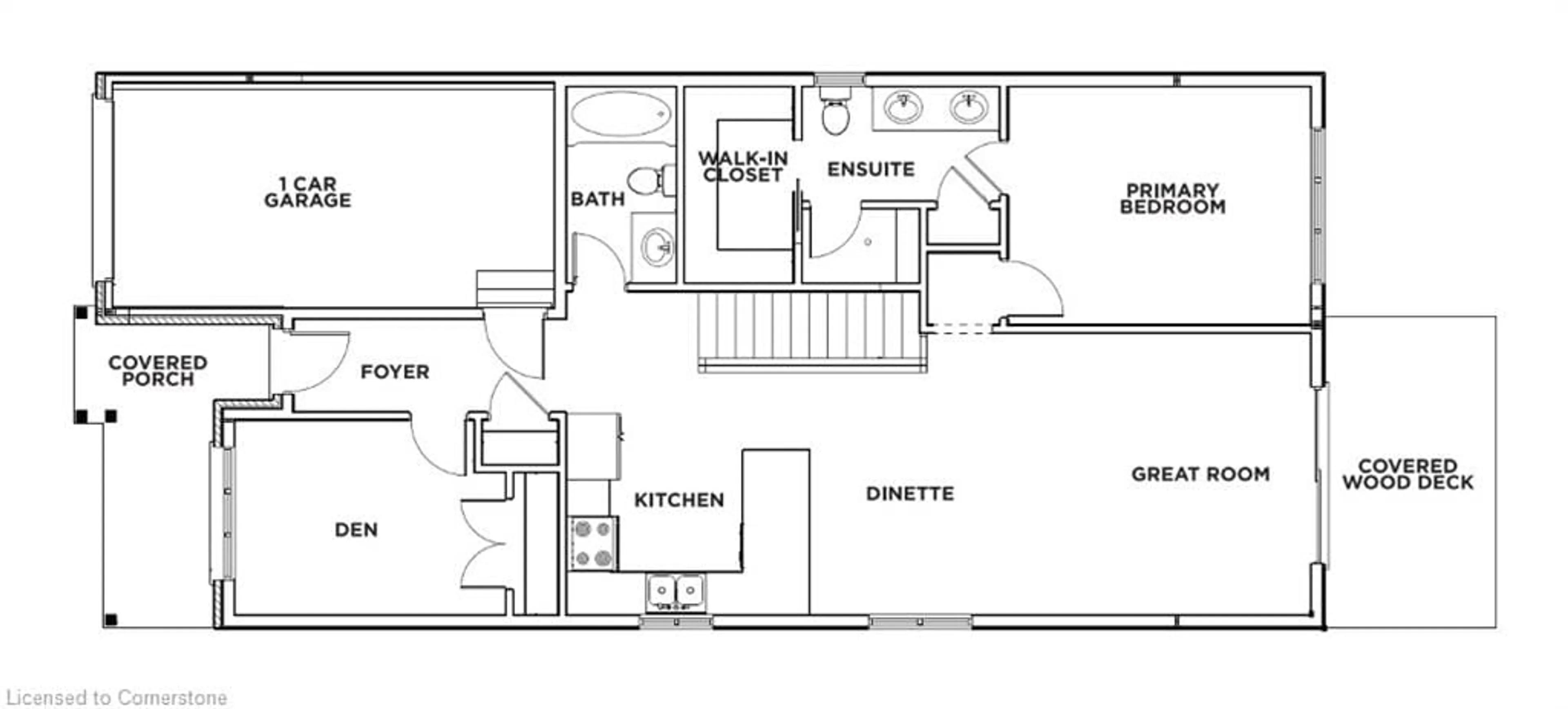 Floor plan for 211 Lafayette St, Jarvis Ontario N0A 1J0