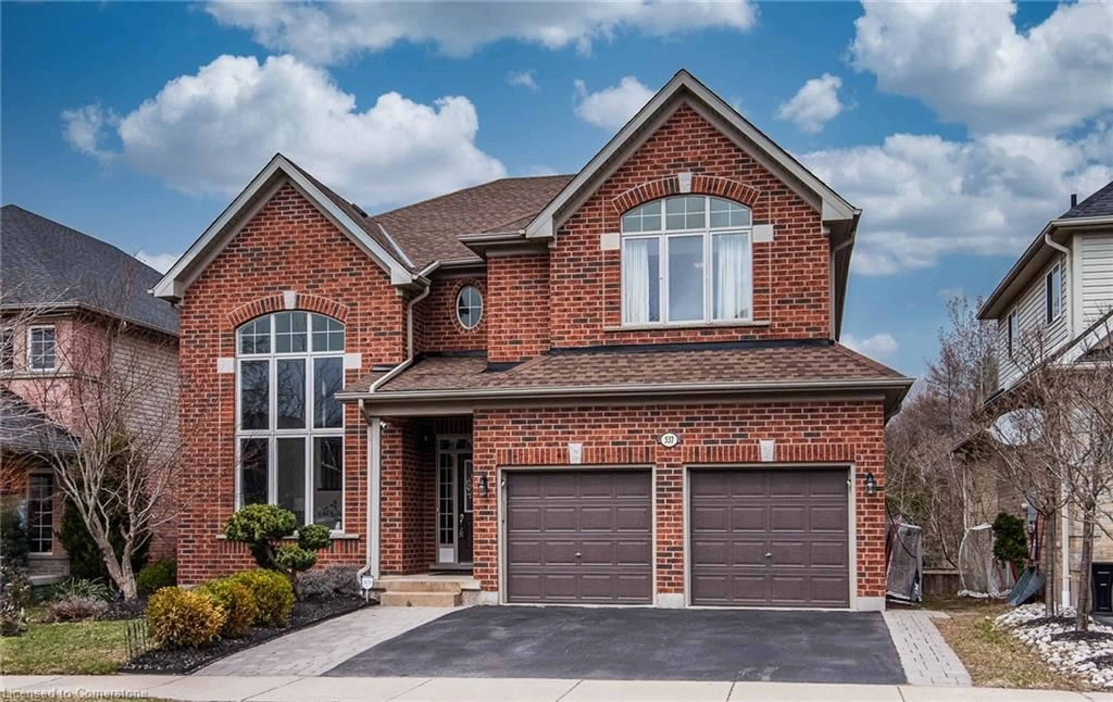 Home with brick exterior material, street for 537 Topper Woods Cres, Kitchener Ontario N2P 2Y3