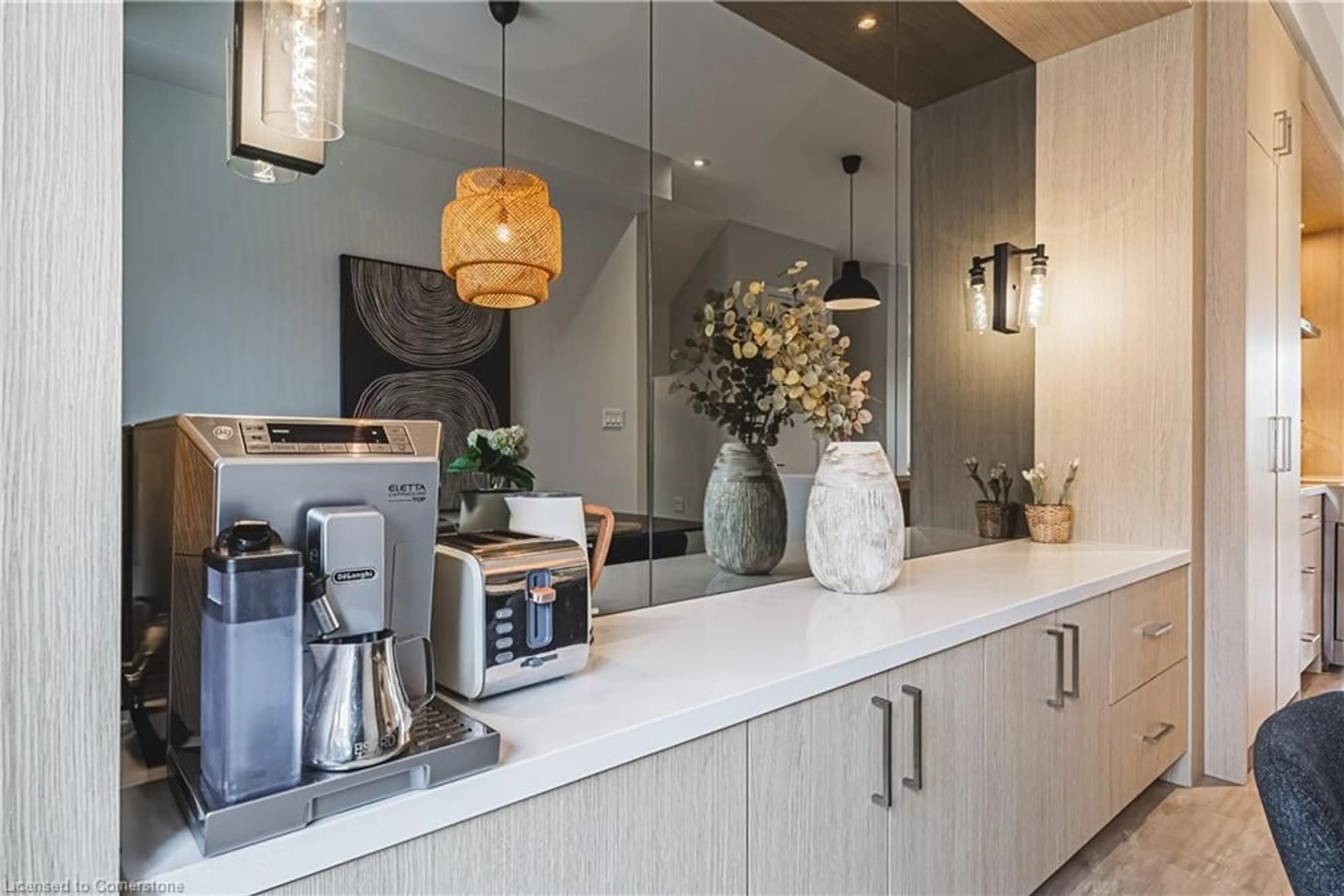 Contemporary kitchen, ceramic/tile floor for 266 Vellwood Common, Oakville Ontario L6L 6W2