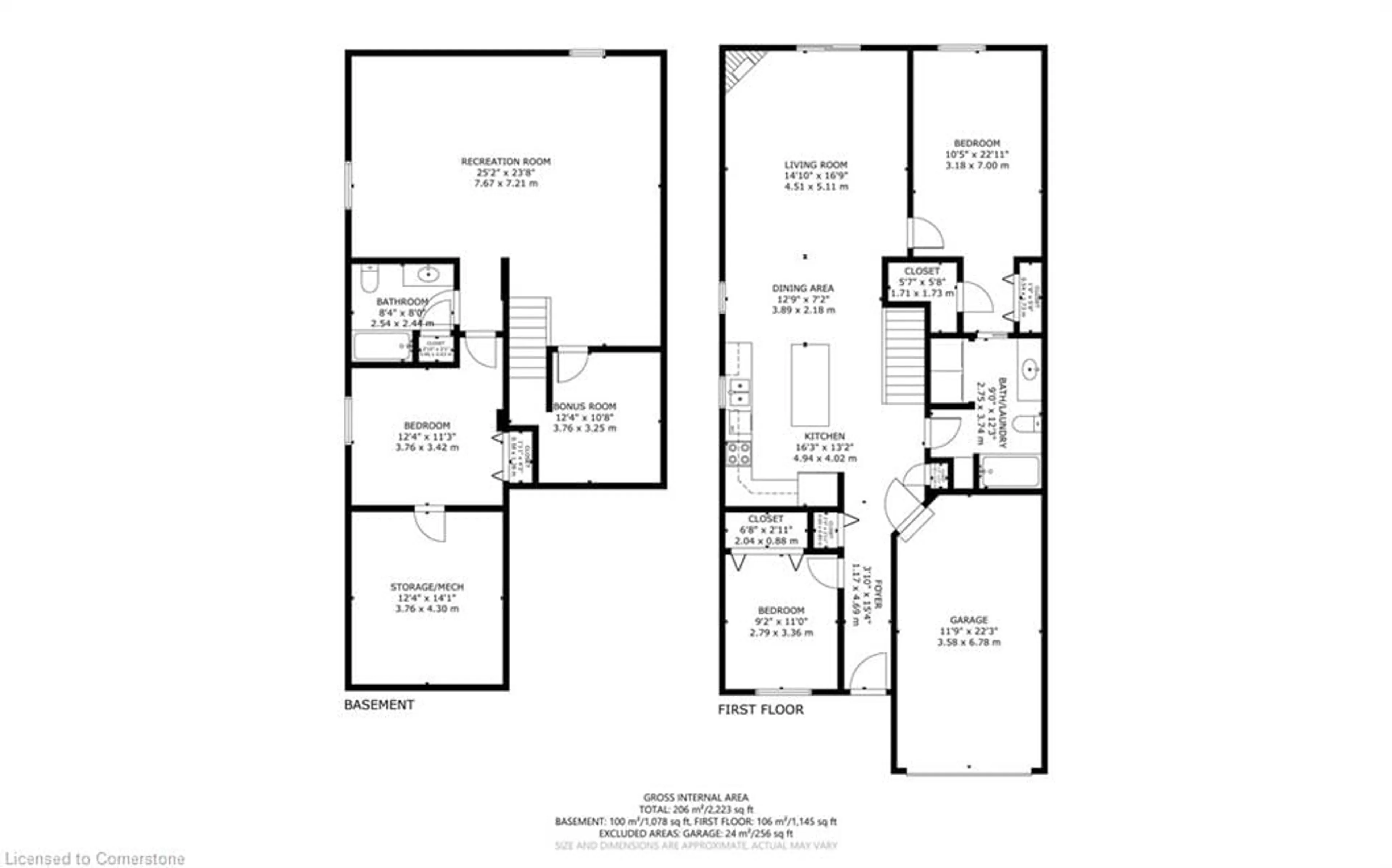 Floor plan for 46 Pheasant Trail, Port Dover Ontario N0A 1N5