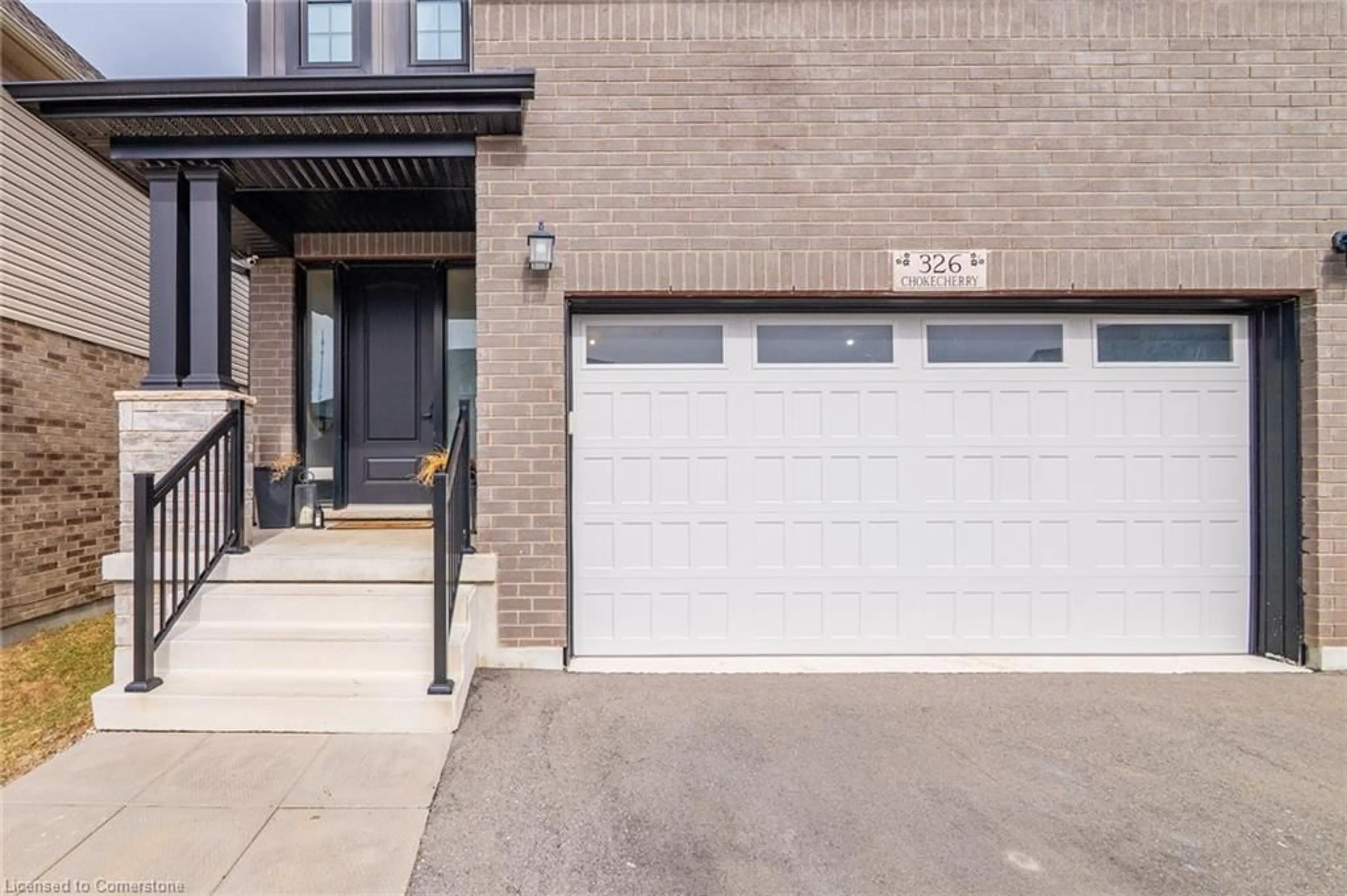 Home with brick exterior material, street for 326 Chokecherry Cres, Waterloo Ontario N2V 0H1