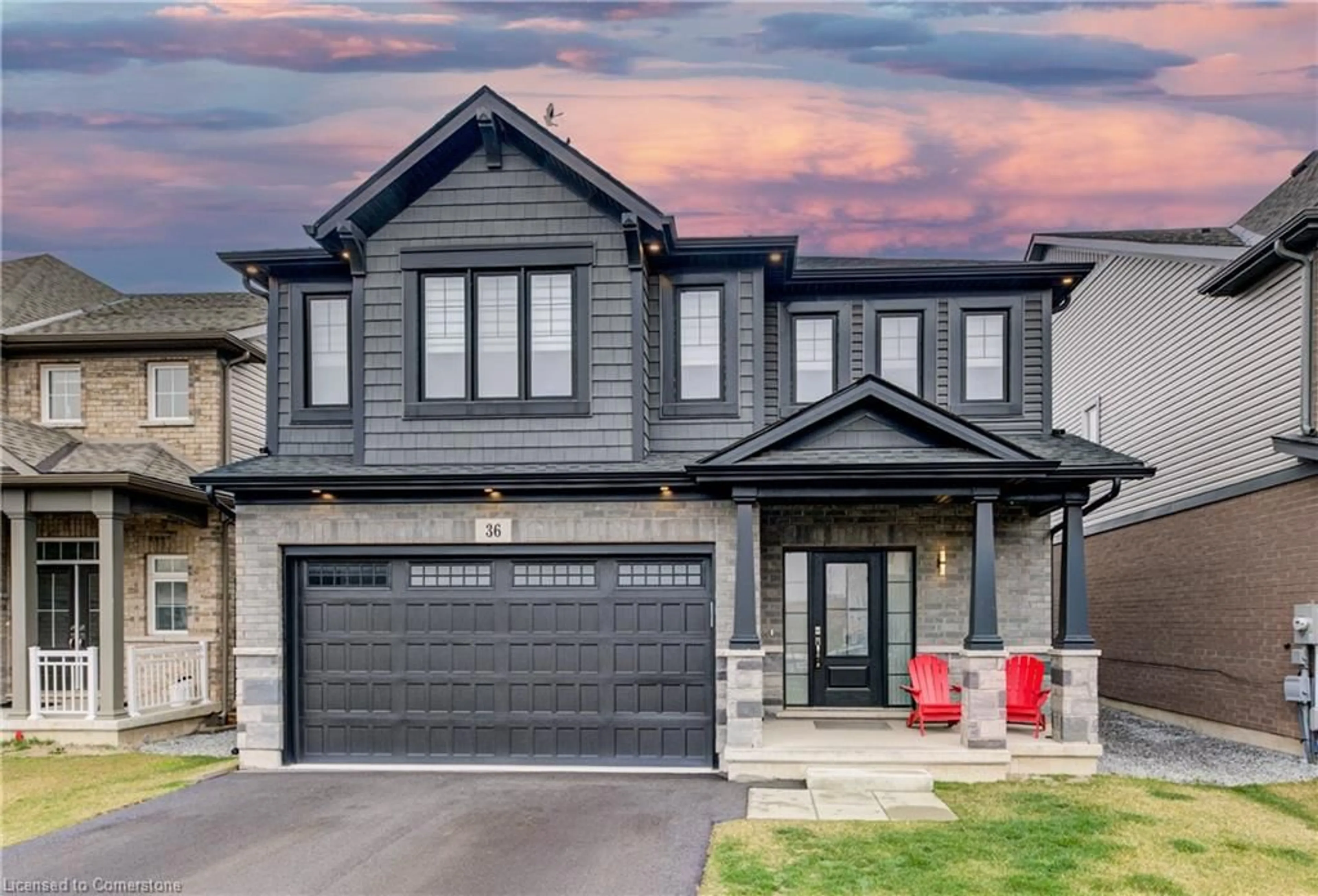 Home with brick exterior material, street for 36 Alicia Crescent, Thorold Ontario L3C 7M5