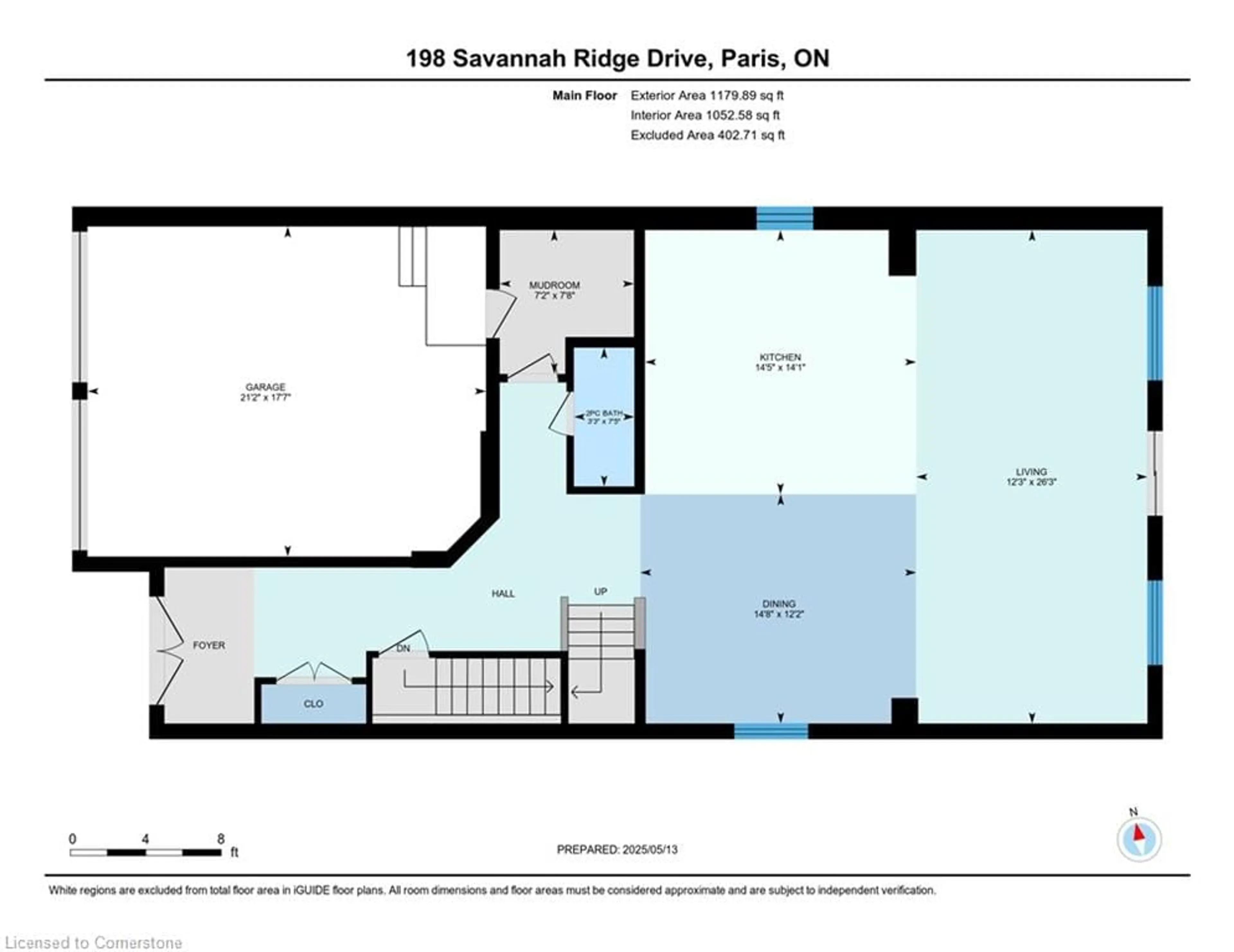 Floor plan for 198 Savannah Ridge Dr, Paris Ontario N3L 0L5