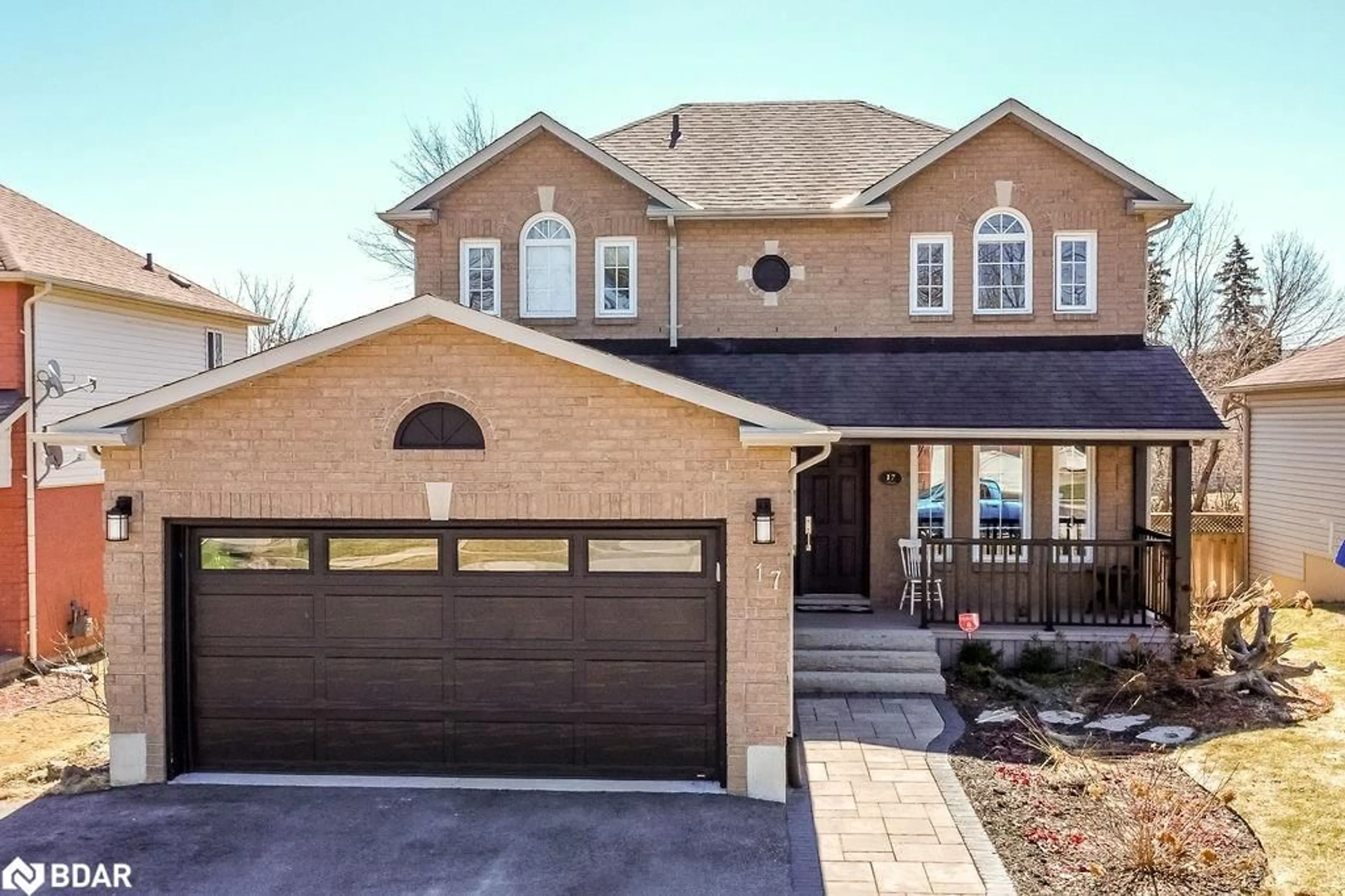 Home with brick exterior material, street for 17 Frontier Ave, Orillia Ontario L3V 7S8