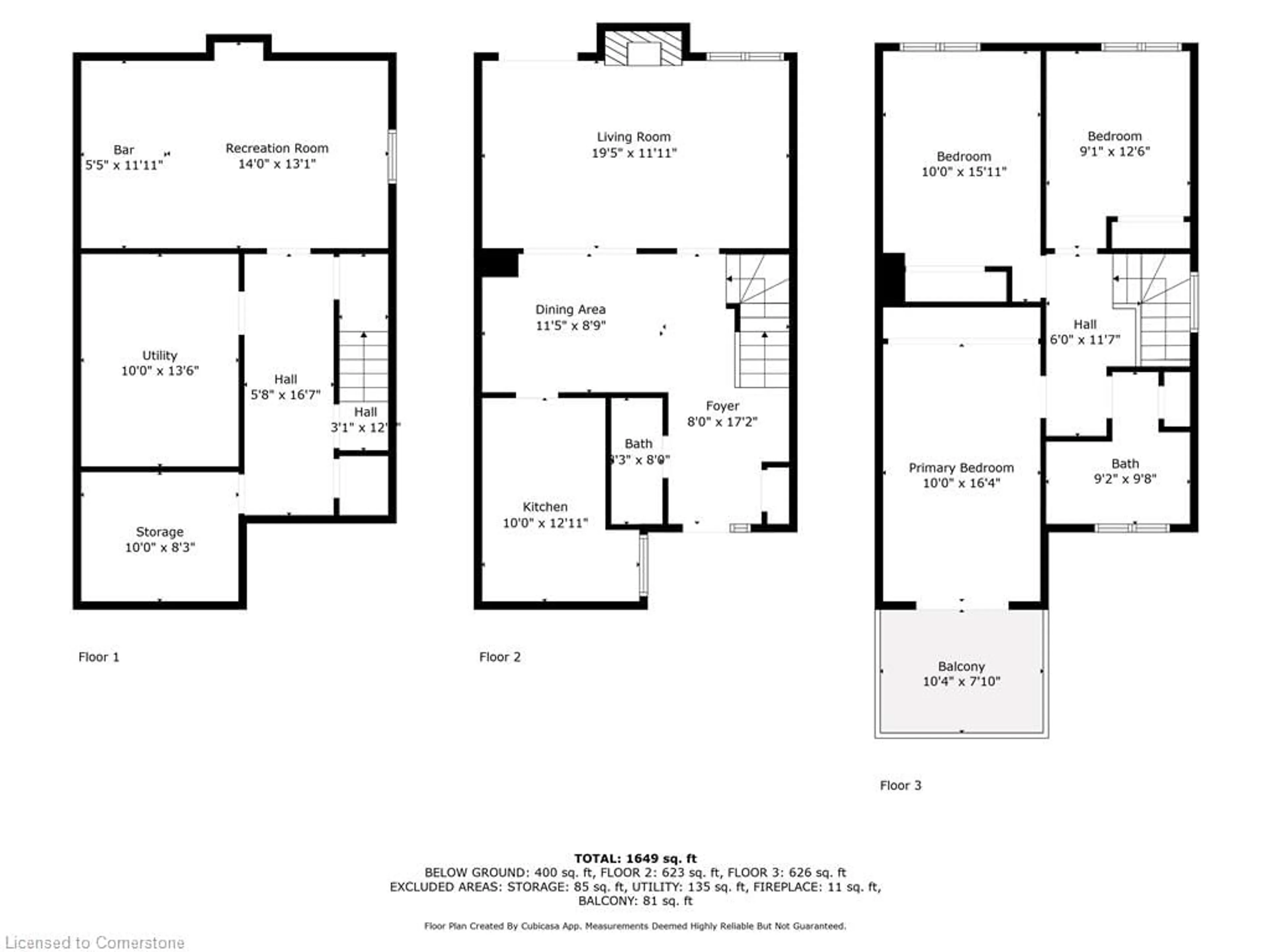 Floor plan for 3483 Ash Row Cres, Mississauga Ontario L5L 1K3