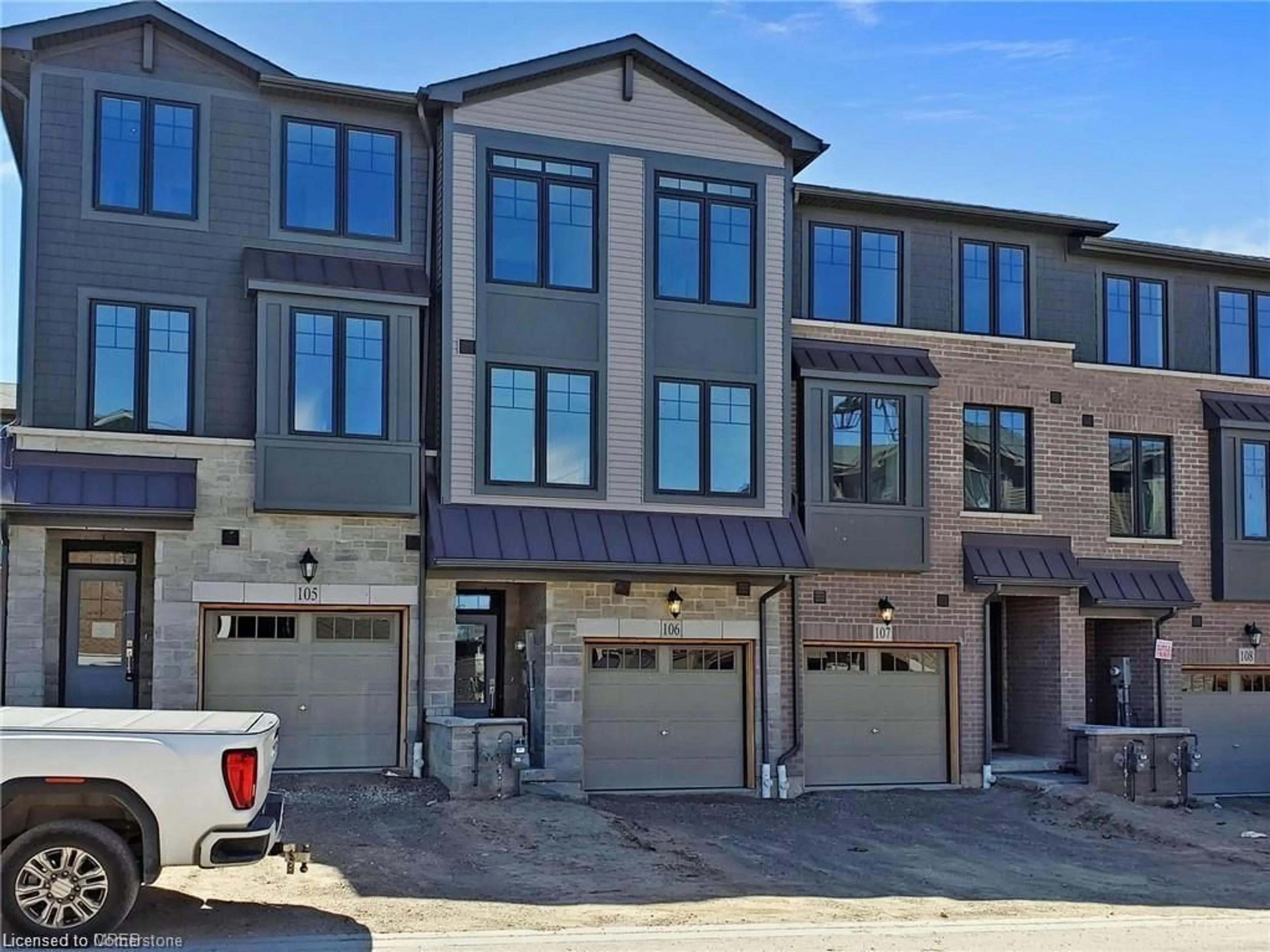 Home with brick exterior material, street for 10 Birmingham Dr #106, Cambridge Ontario N1R 0C6