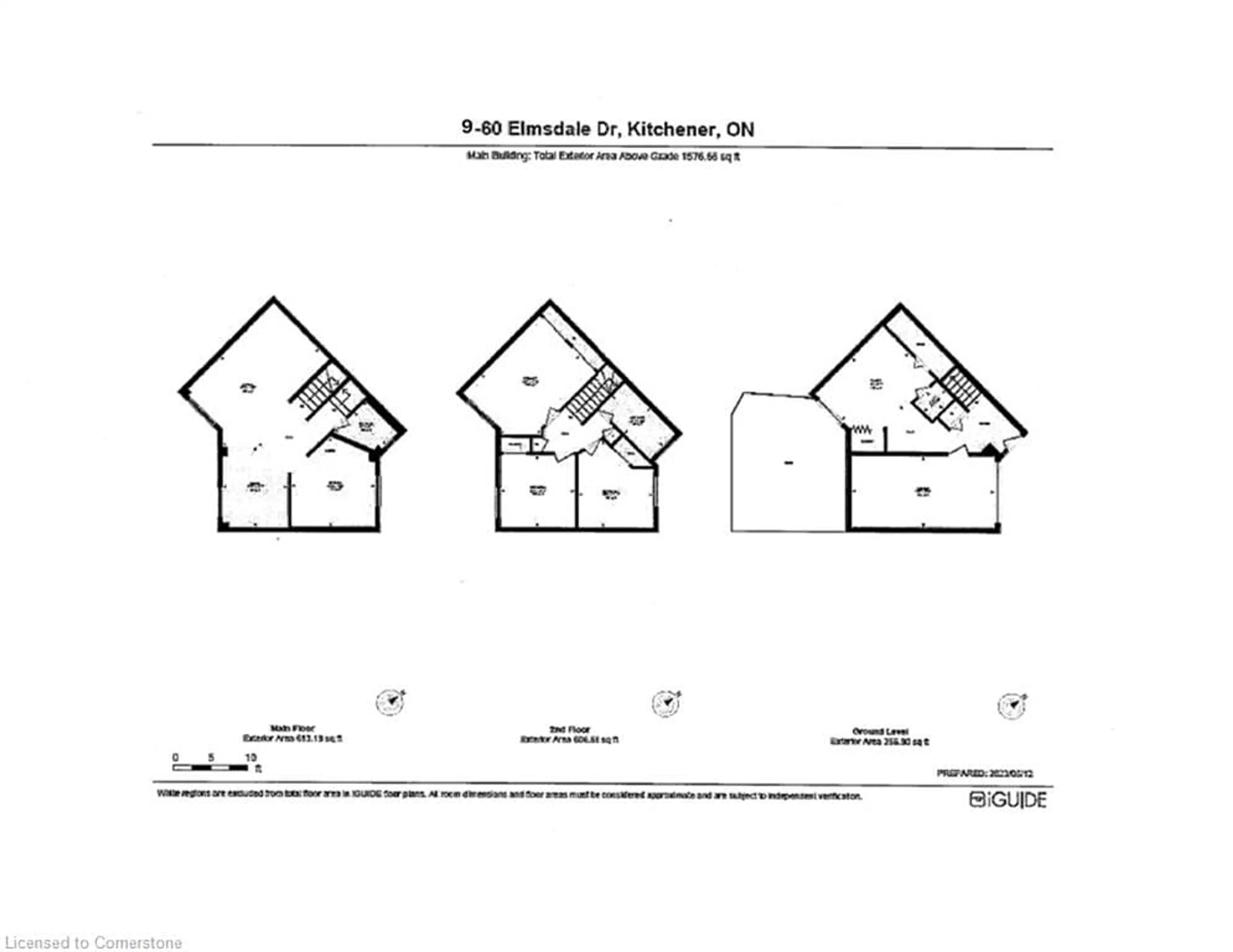 Floor plan for 60 Elmsdale Dr #9, Kitchener Ontario N2E 2G4