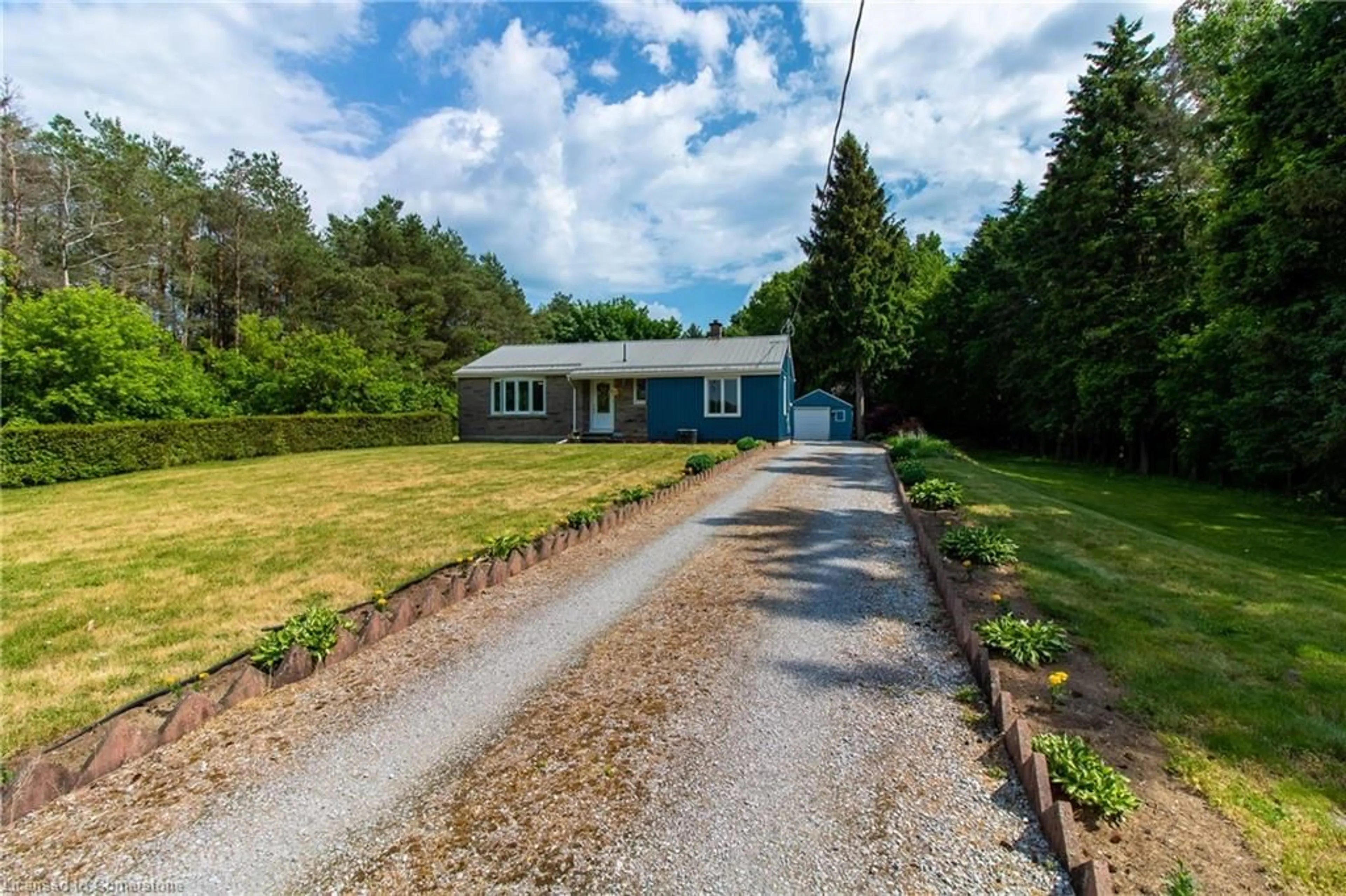 A pic from outside/outdoor area/front of a property/back of a property/a pic from drone, street for 526 Highway 6, Port Dover Ontario N0A 1N2