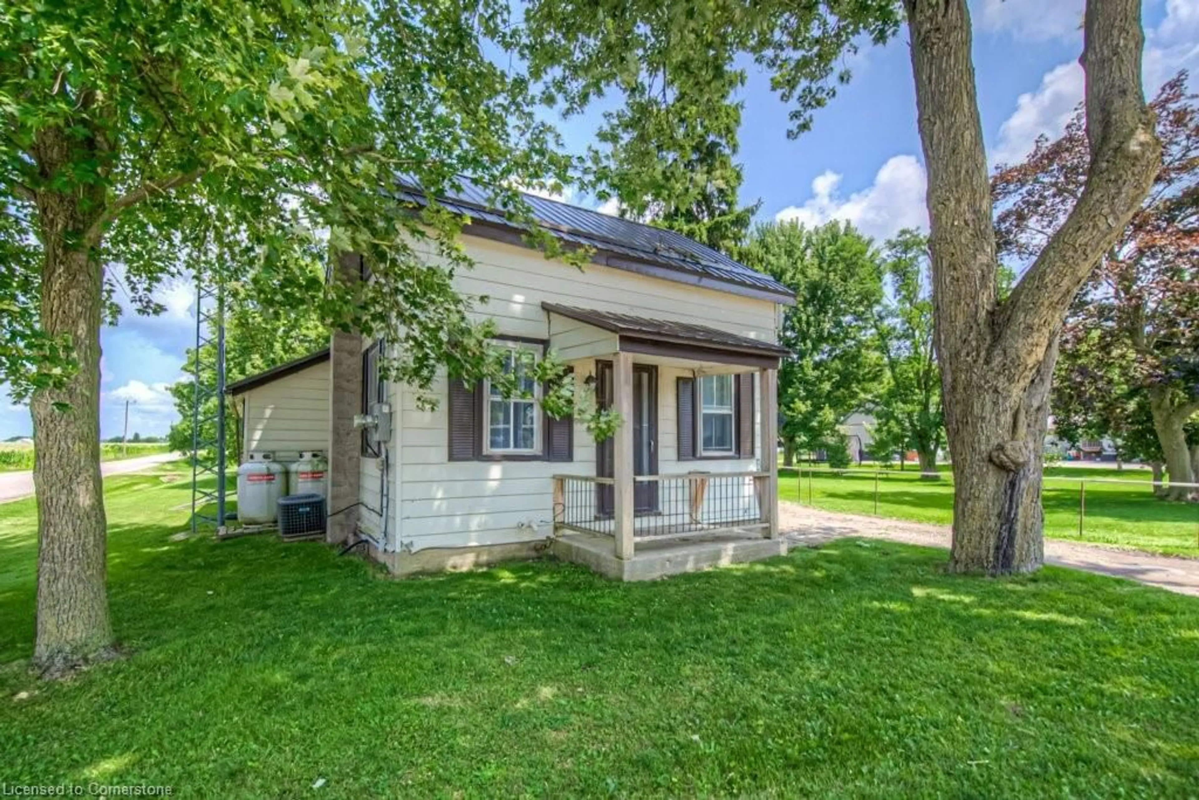 Home with vinyl exterior material, street for 5995 Deborah Glaister Line, Wellesley Ontario N0B 2T0
